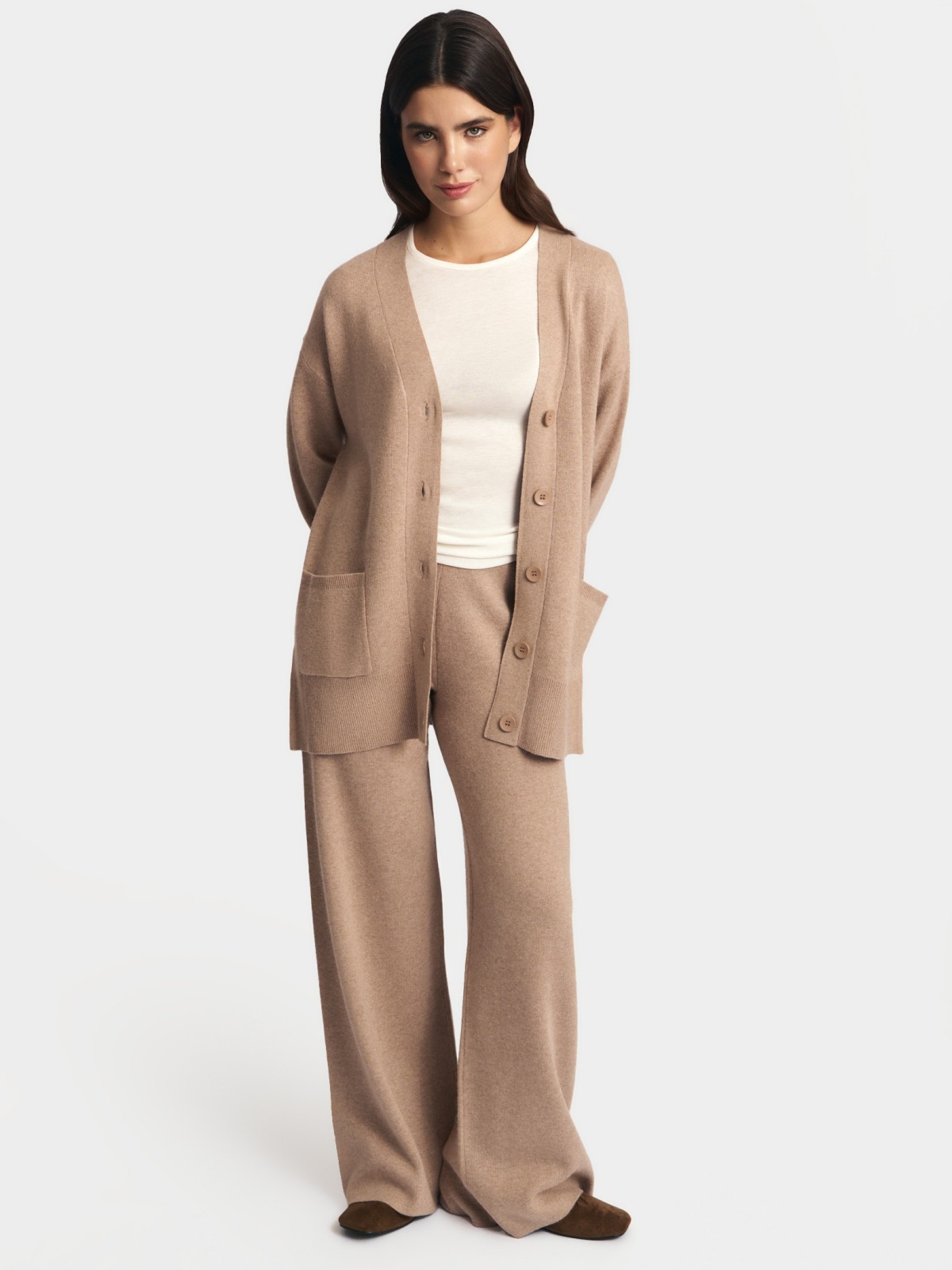 Трикотажный кардиган на пуговицах