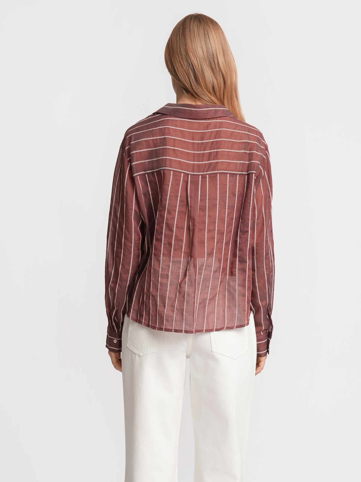 Блузка с  длинными рукавами