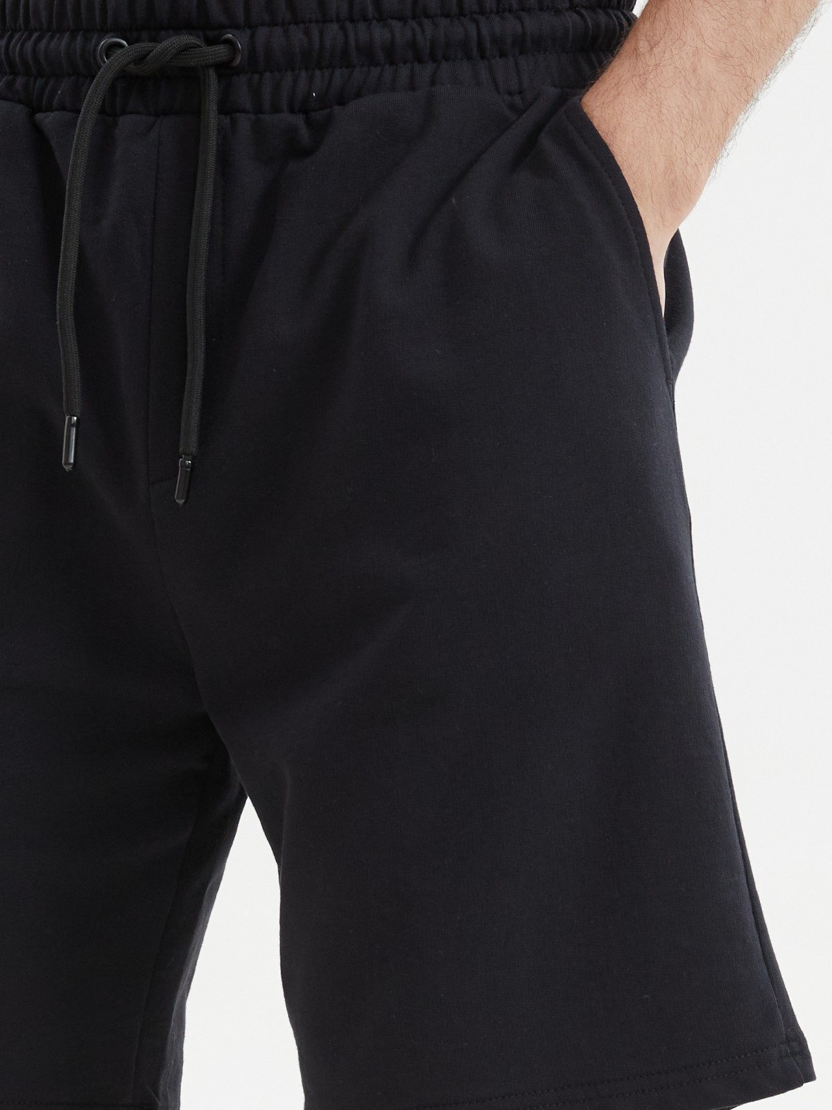 Трикотажные шорты на резинке из хлопка