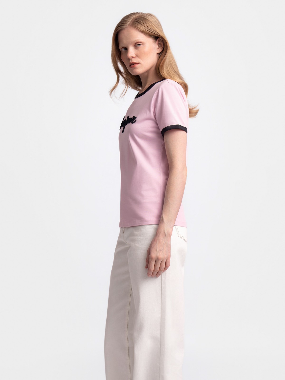 Футболка из хлопка с надписью