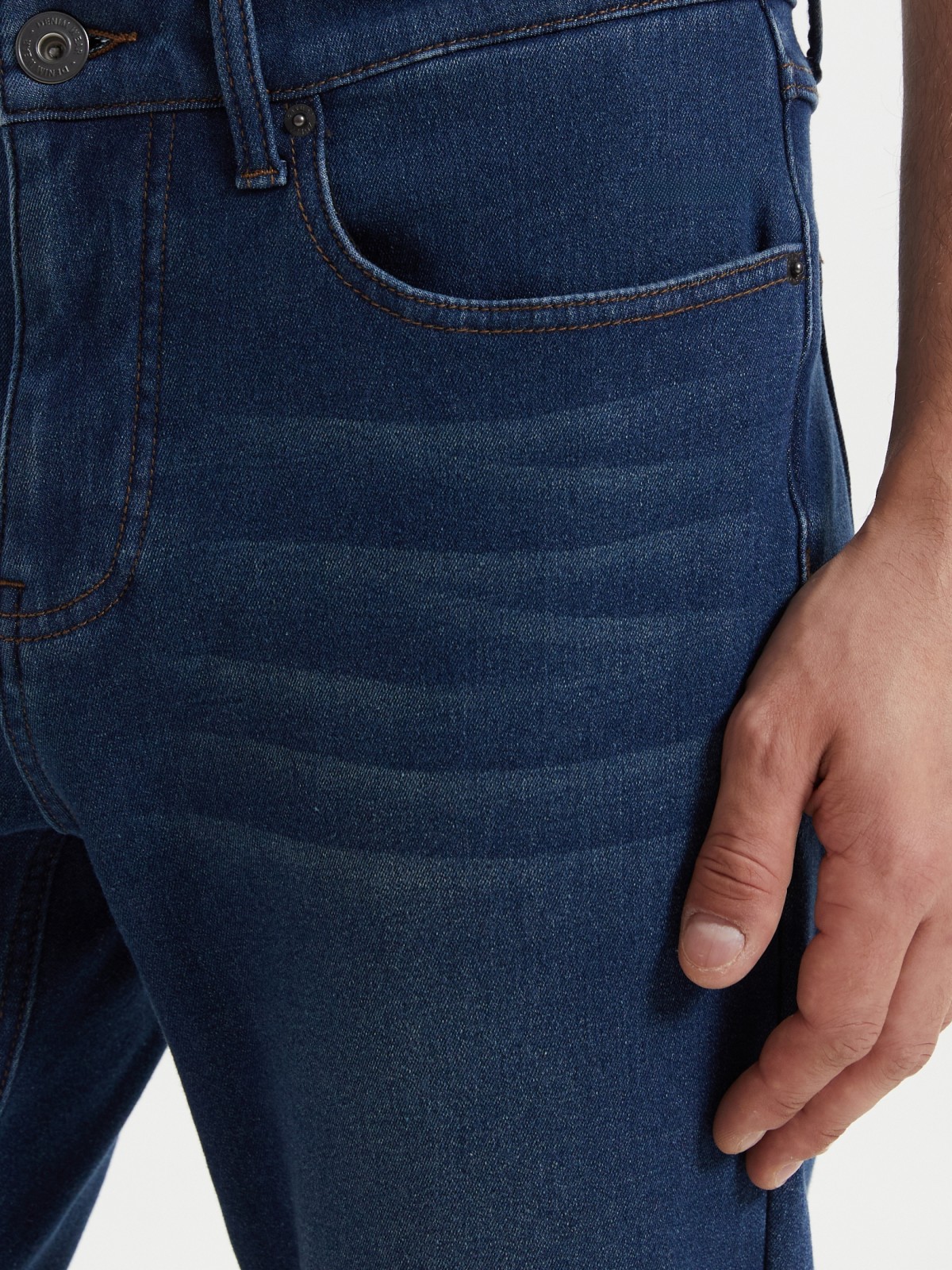 Утеплённые джинсы Regular с флисом