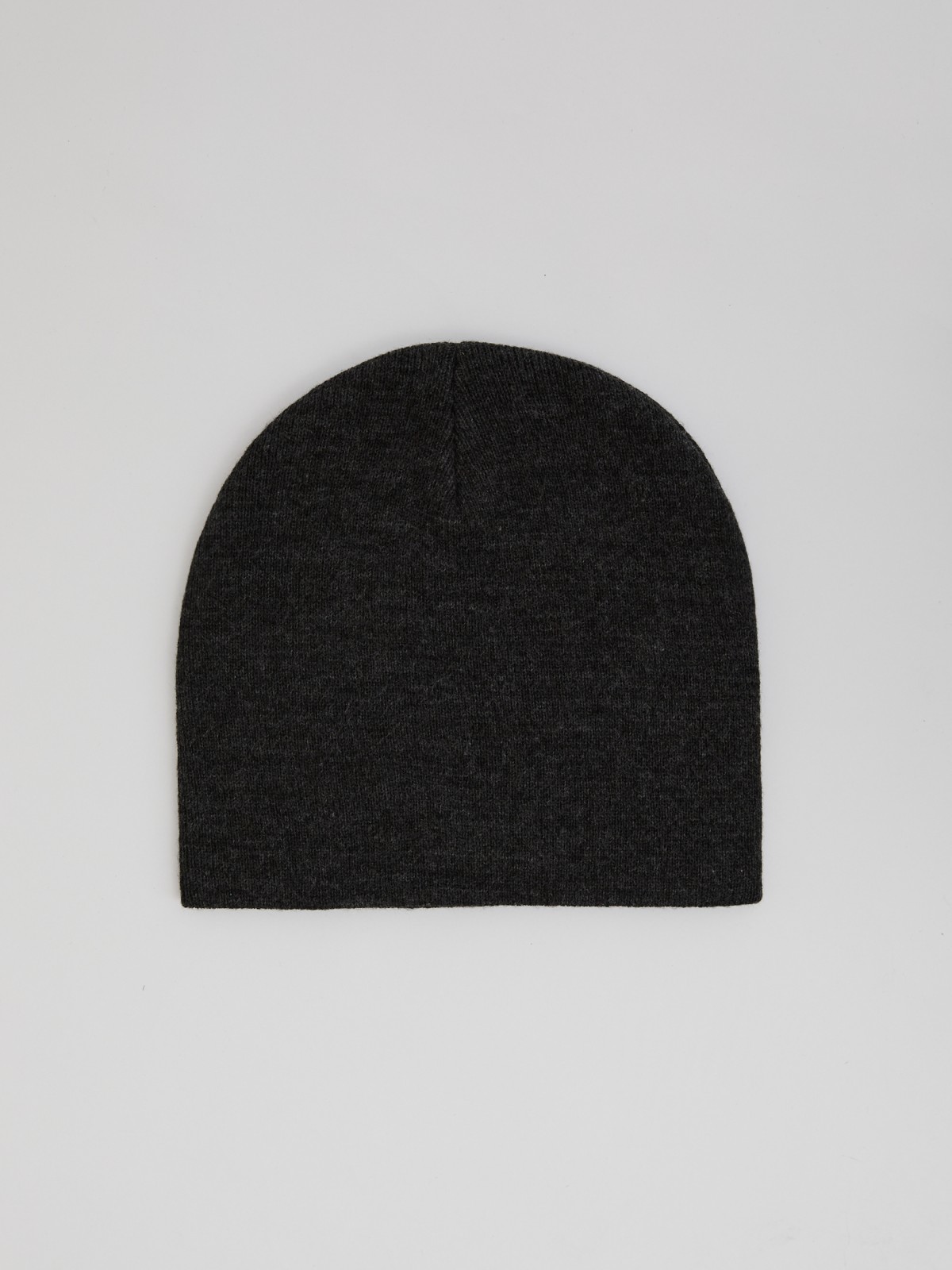 Вязаная шапка-бини из акрила