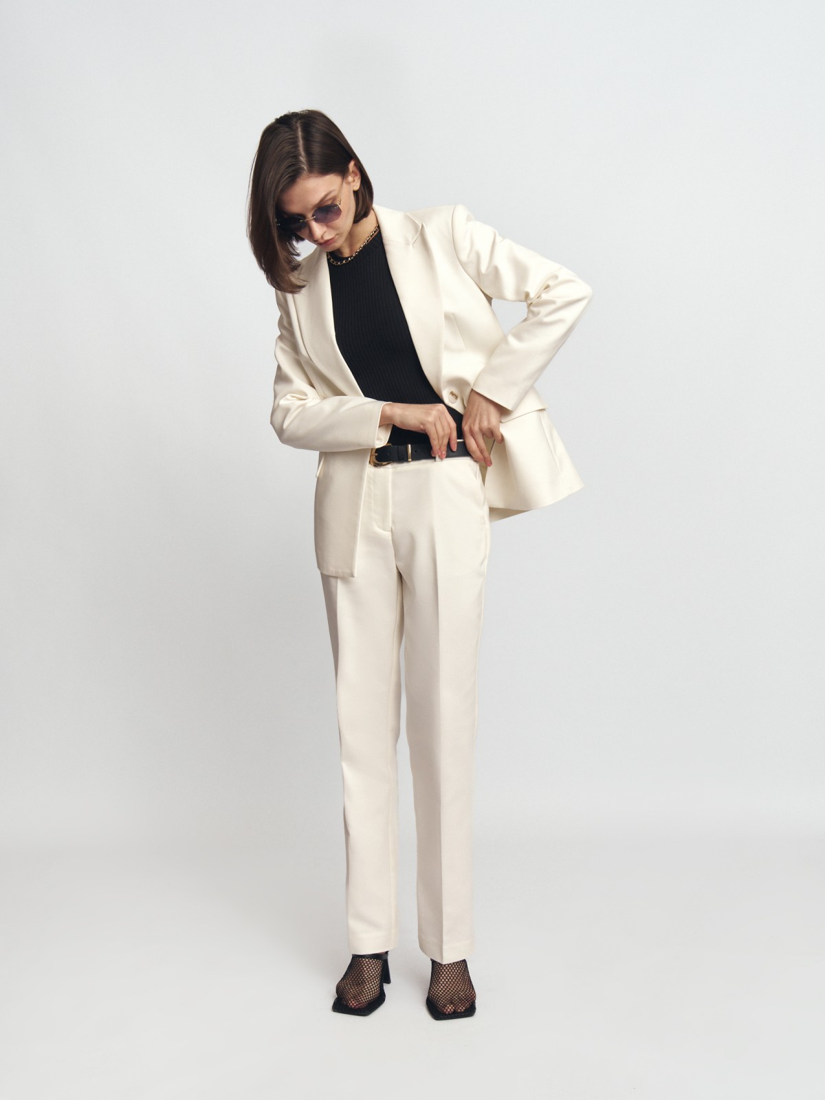 Классические прямые брюки со стрелками