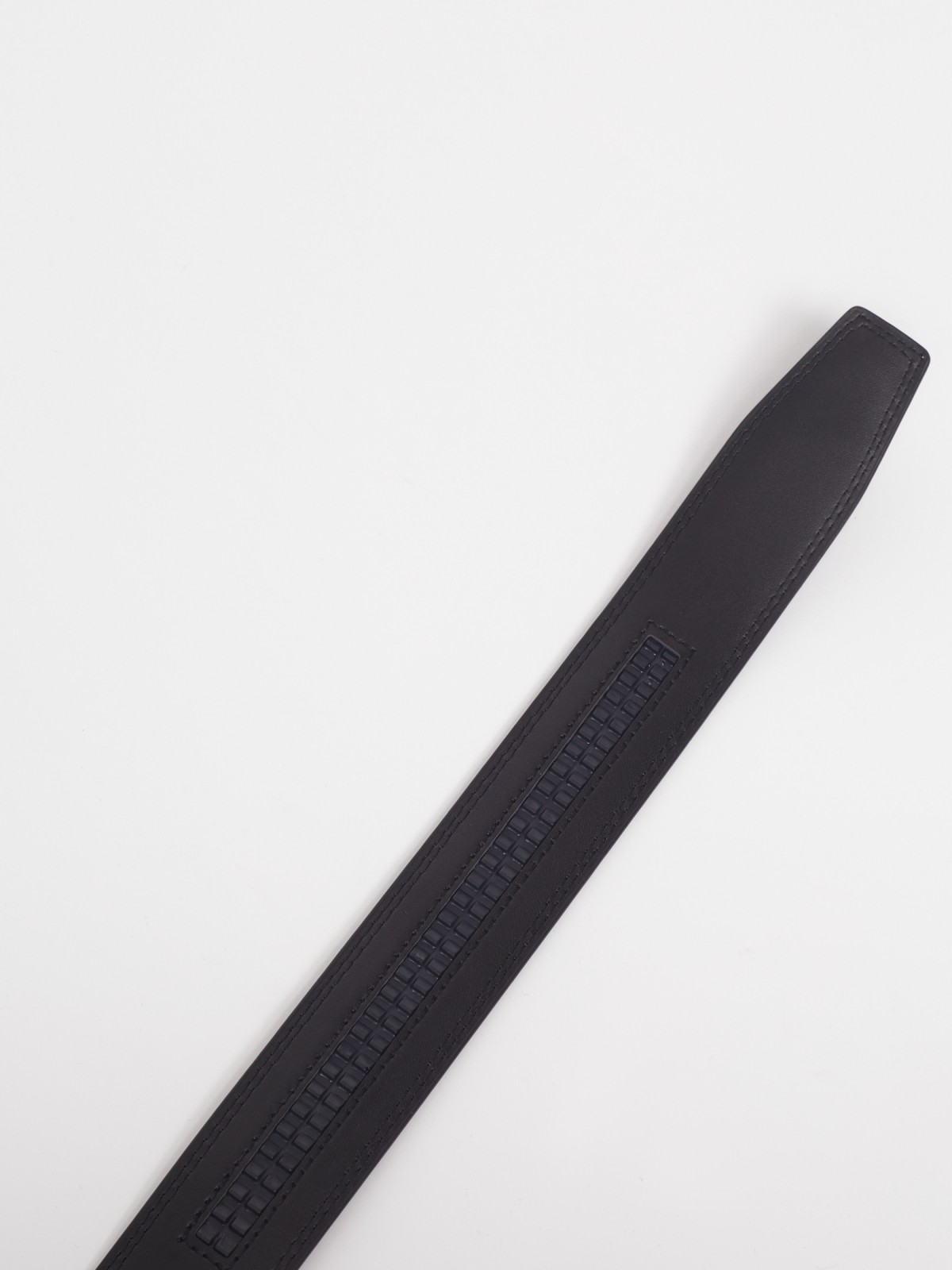 Кожаный ремень с пряжкой-клапаном zolla 01231936J245, цвет черный, размер L - фото 5