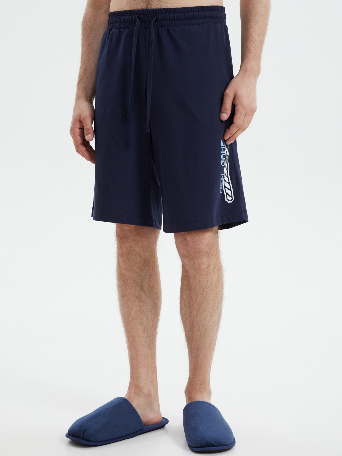 Трикотажные шорты на резинке из хлопка