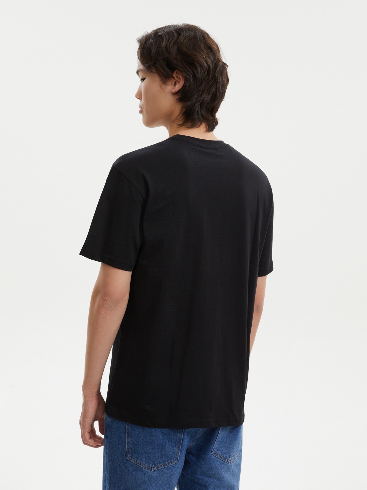 Футболка из хлопка с надписью