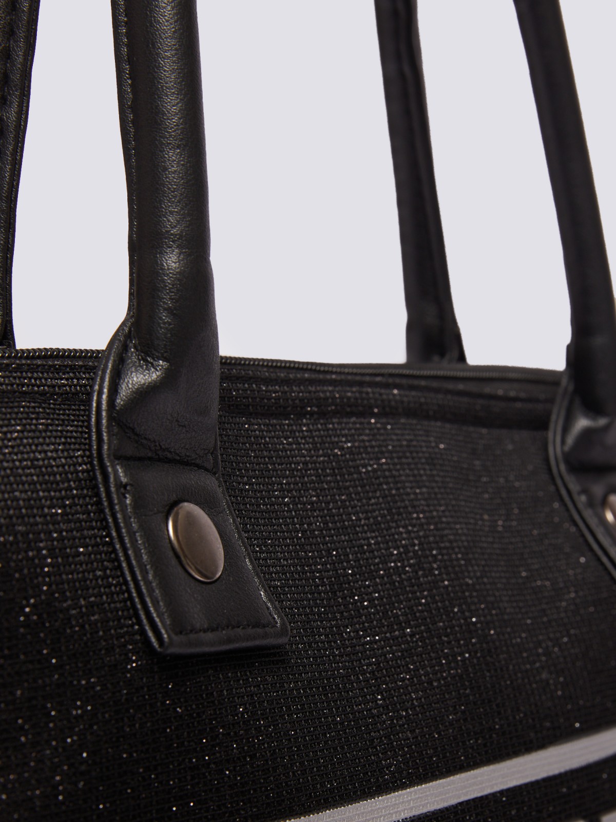 Пляжная сумка-шоппер с блёстками zolla 02421943Q015, цвет серебряный, размер No_size - фото 2
