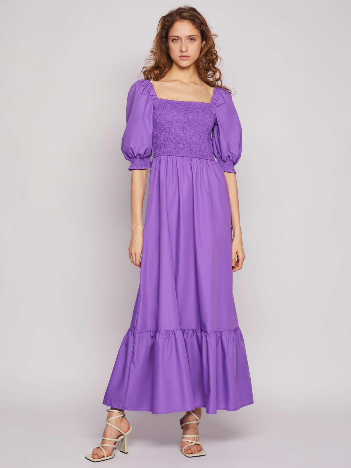 Платье zolla 023248262073, цвет фиолетовый, размер XS - фото 2