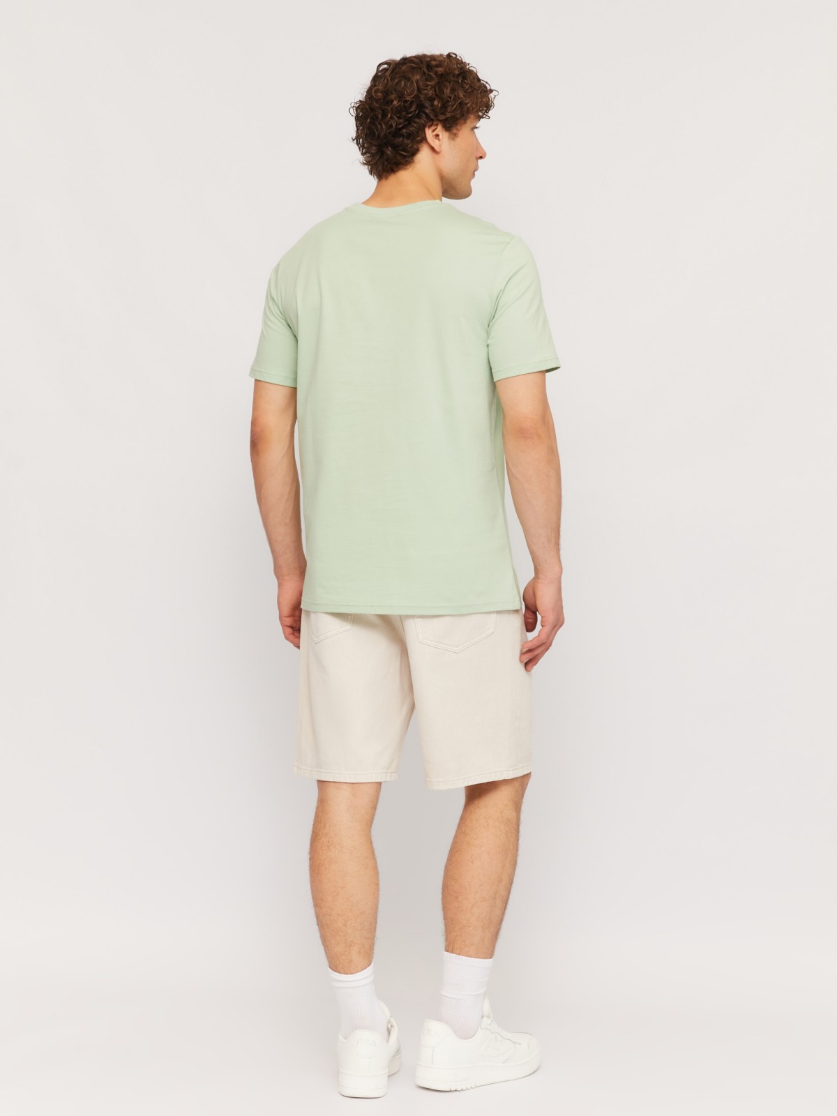 Футболка из хлопка с надписью