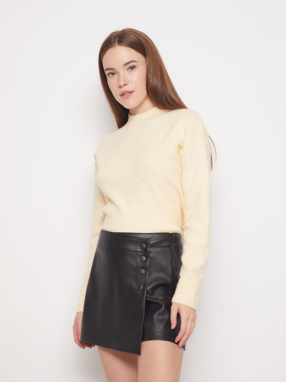 Юбка-шорты из экокожи Юбка-шорты из экокожи