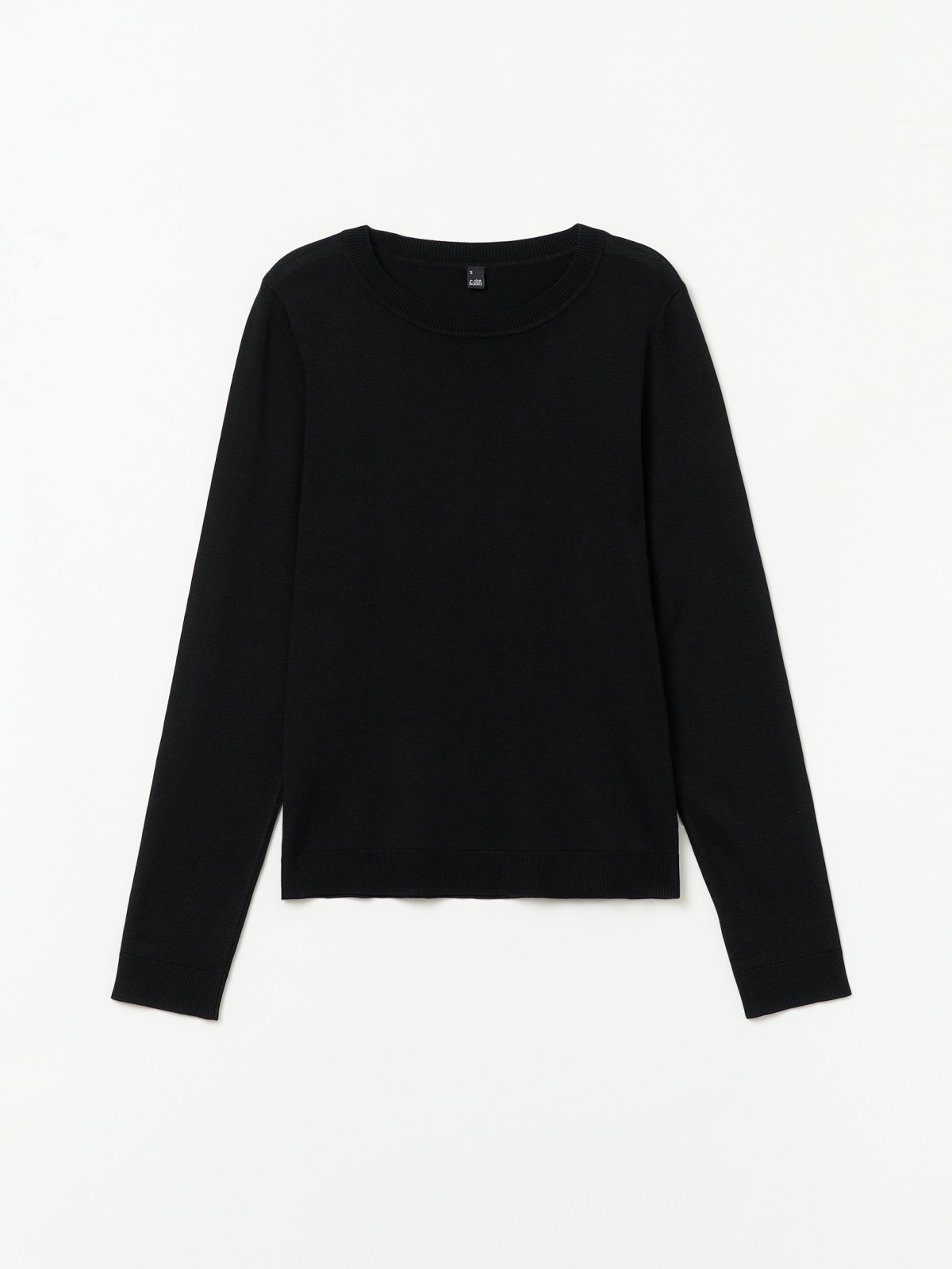 Трикотажный джемпер с длинным рукавом