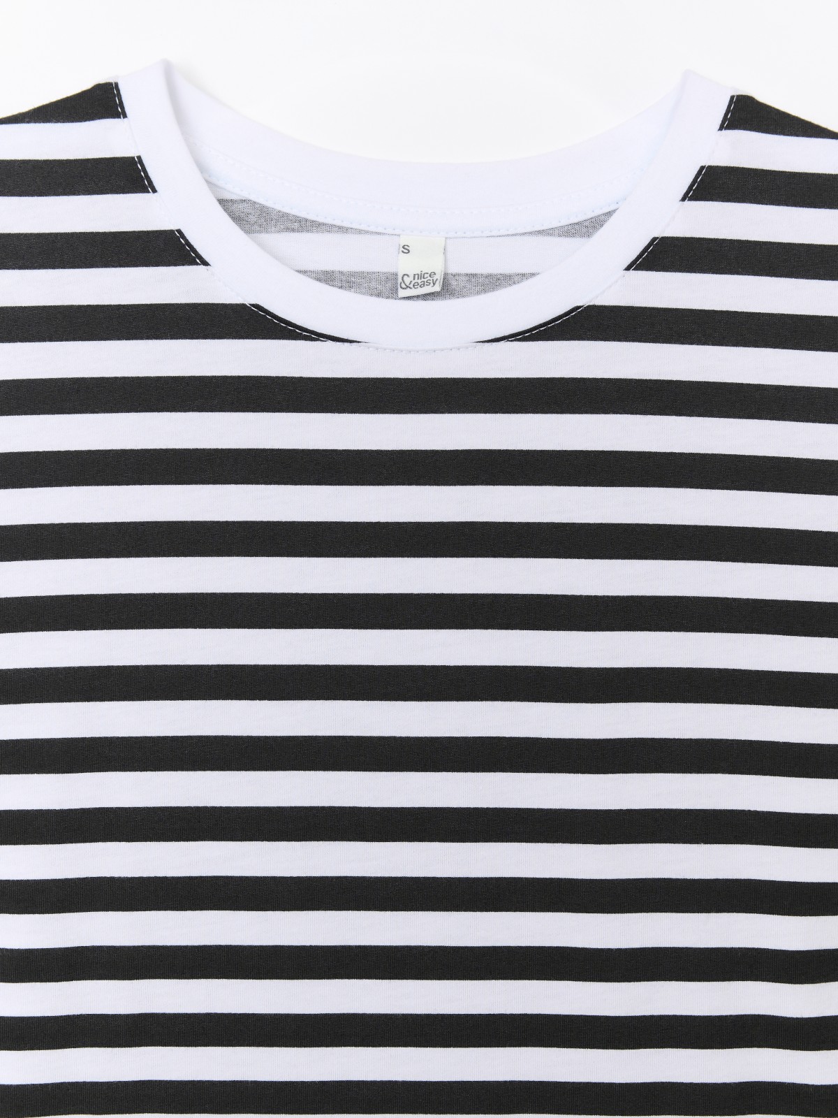 Футболка из хлопка в полоску