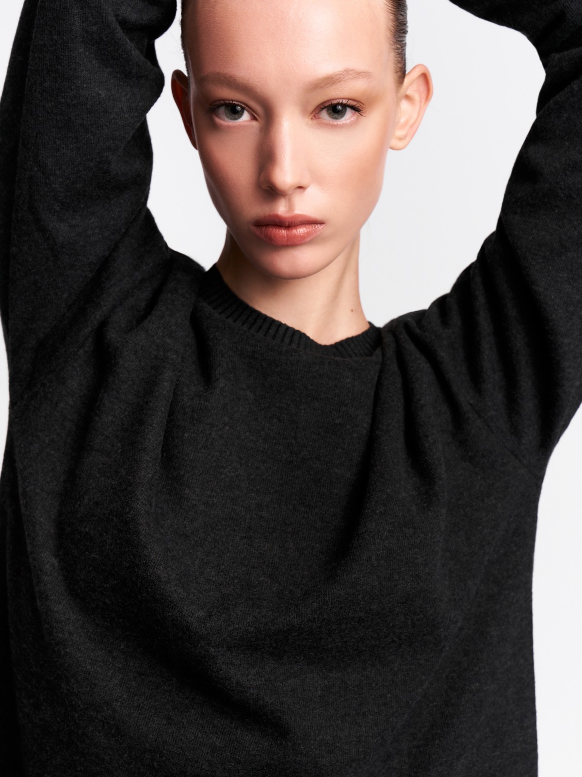 Джемпер из вязаного трикотажа