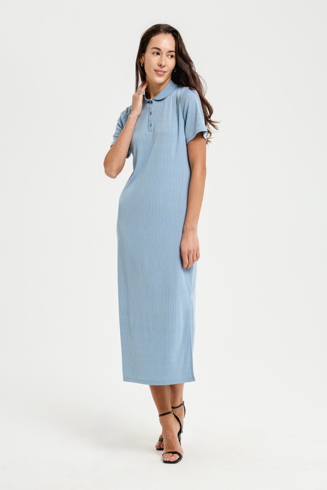 Платье поло с коротким рукавом