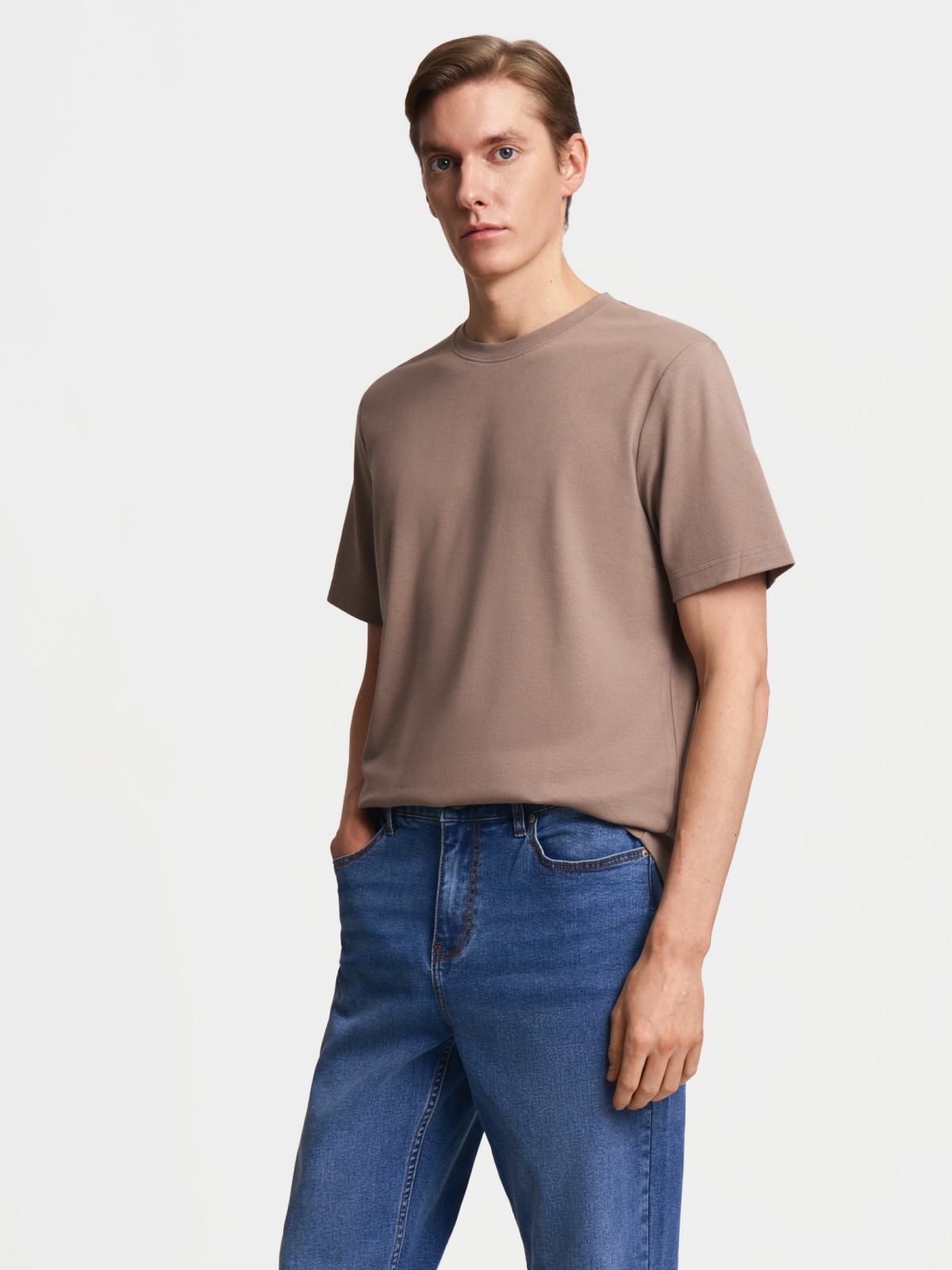 Футболка из хлопка с коротким рукавом