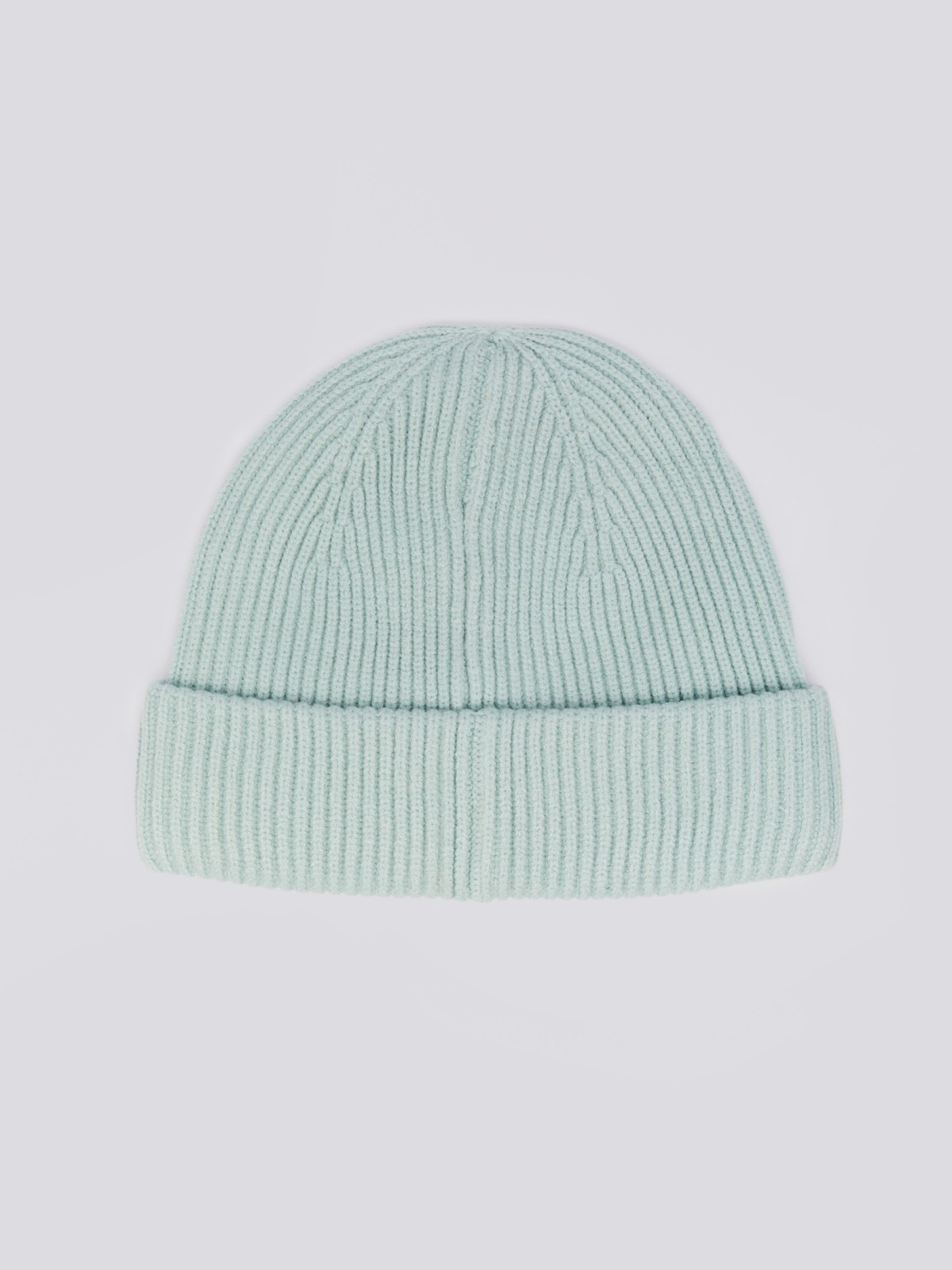 Вязаная шапка-бини с отворотом zolla 02411924J125, цвет светло-зеленый, размер 54-58 - фото 3
