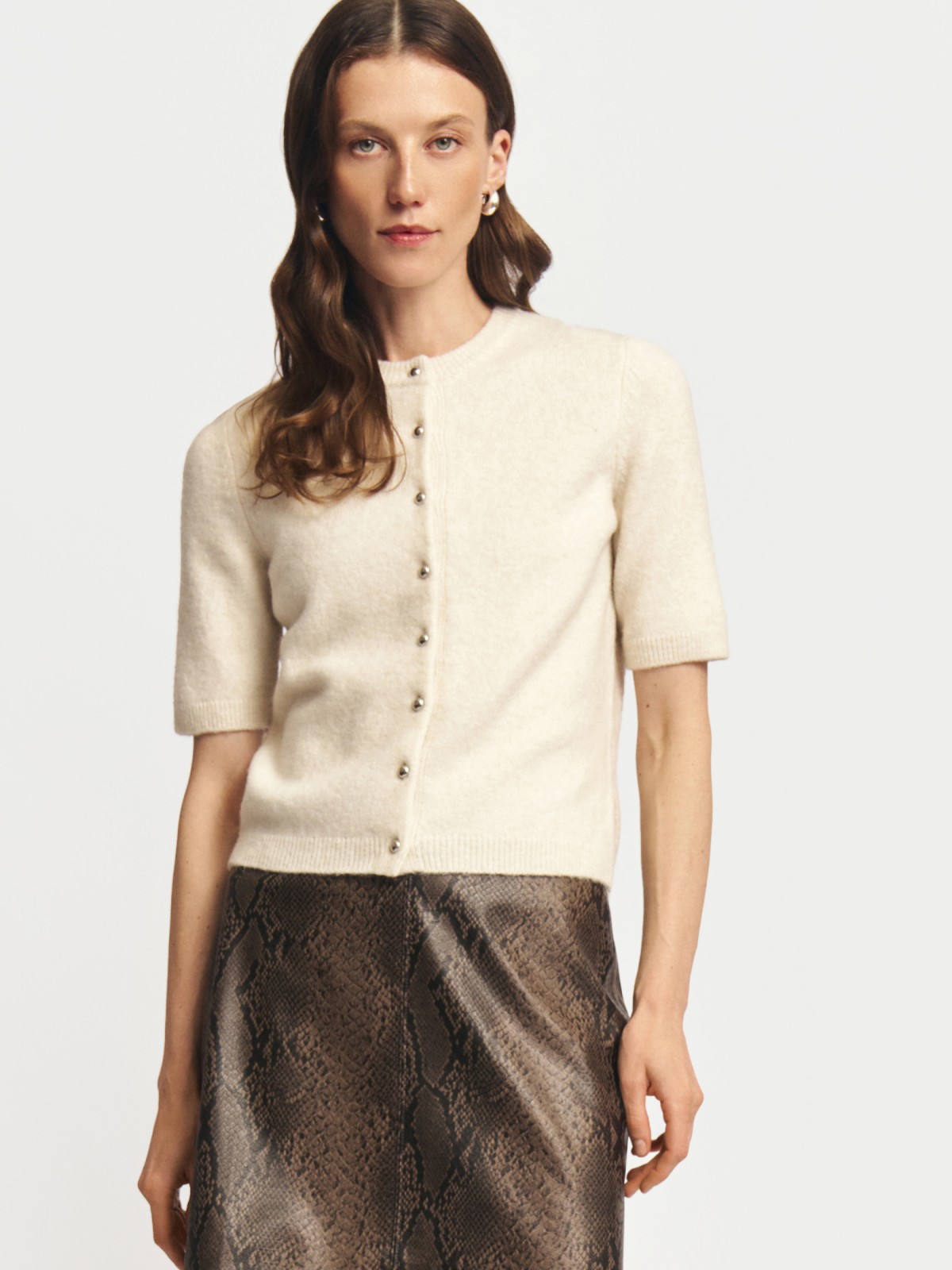 Кардиган-жакет с коротким рукавом 2599₽