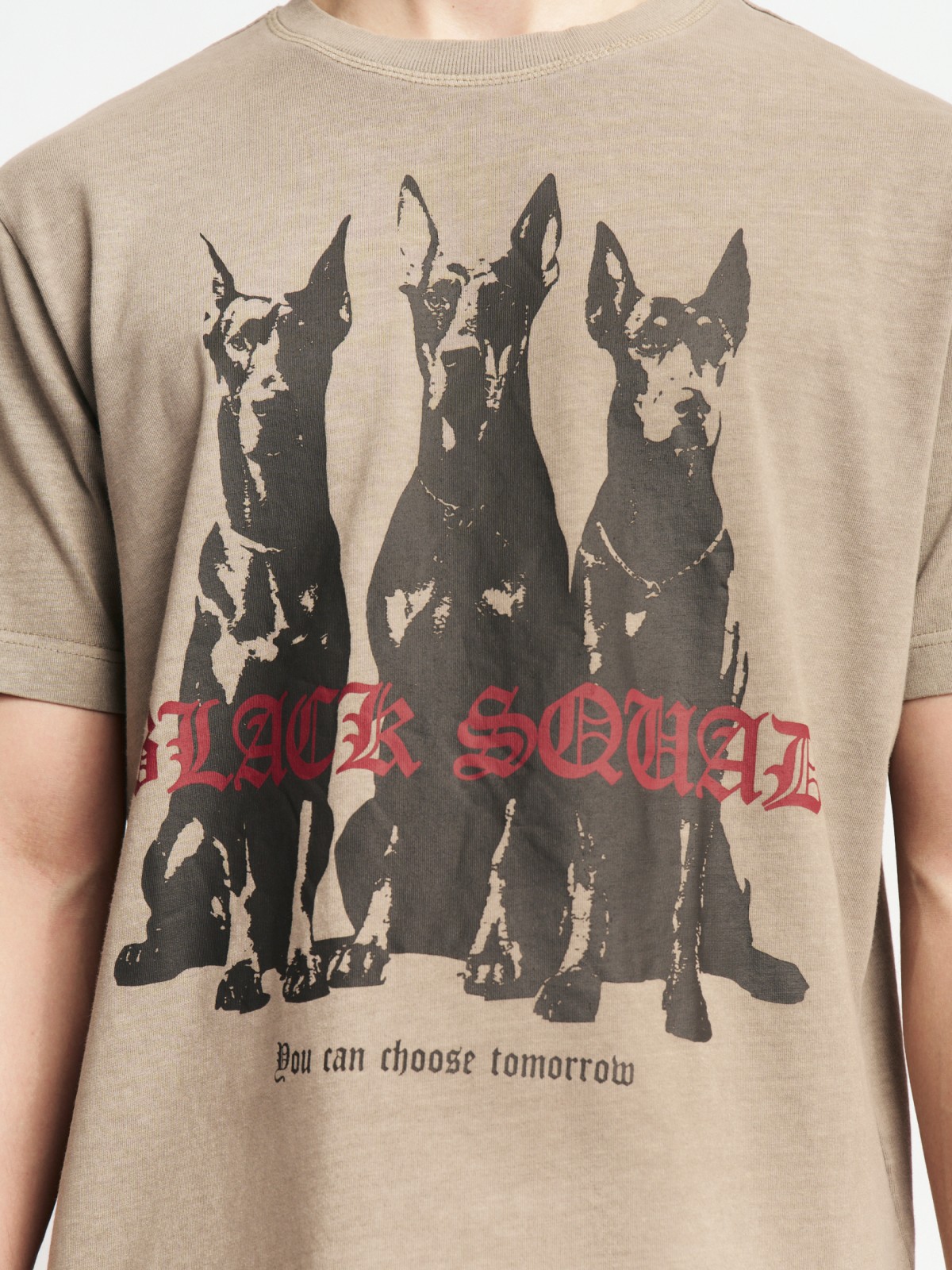 Футболка из хлопка с принтом