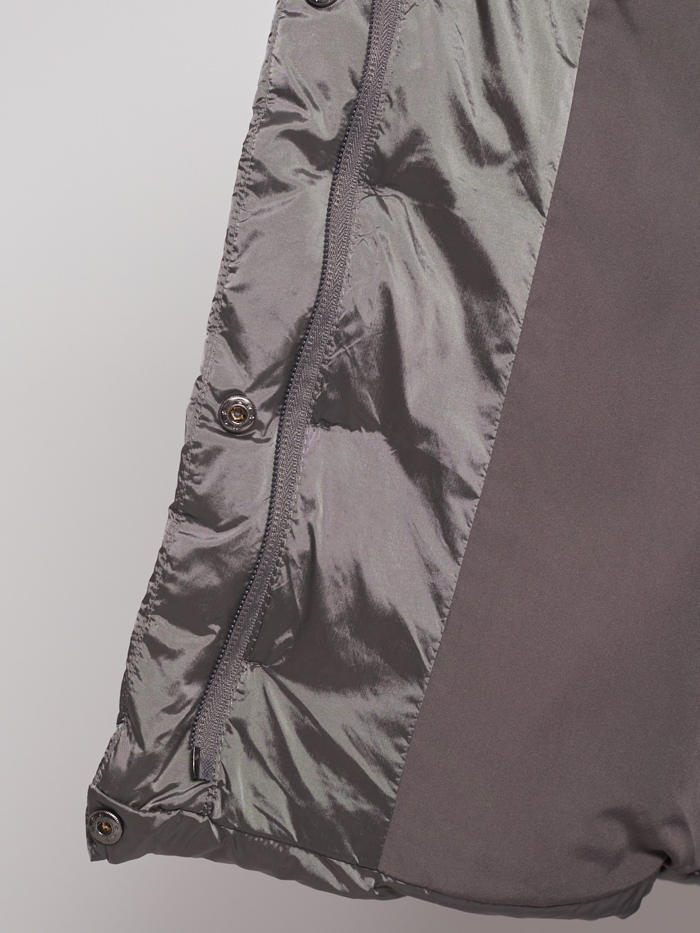Тёплая куртка с воротником-стойкой zolla 022345102294, цвет темно-серый, размер XS - фото 3