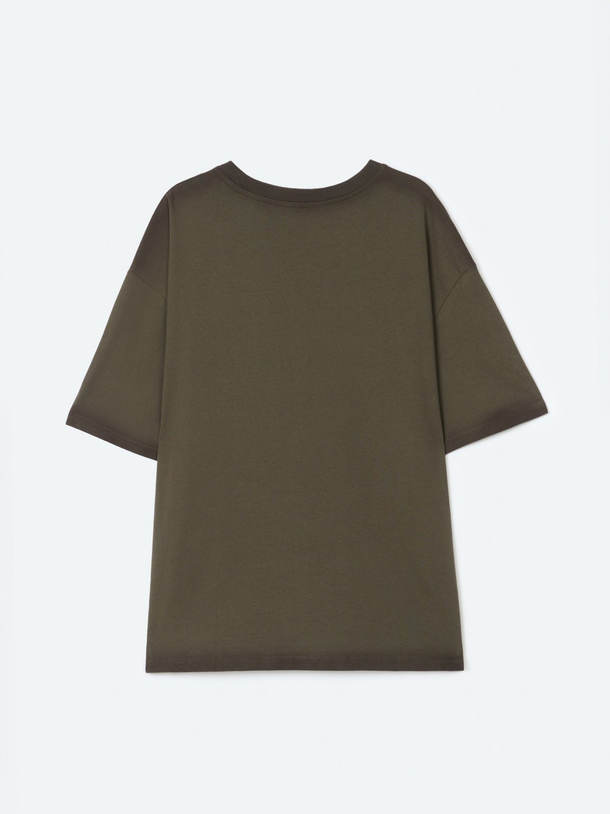 Футболка оверсайз из хлопка с надписью