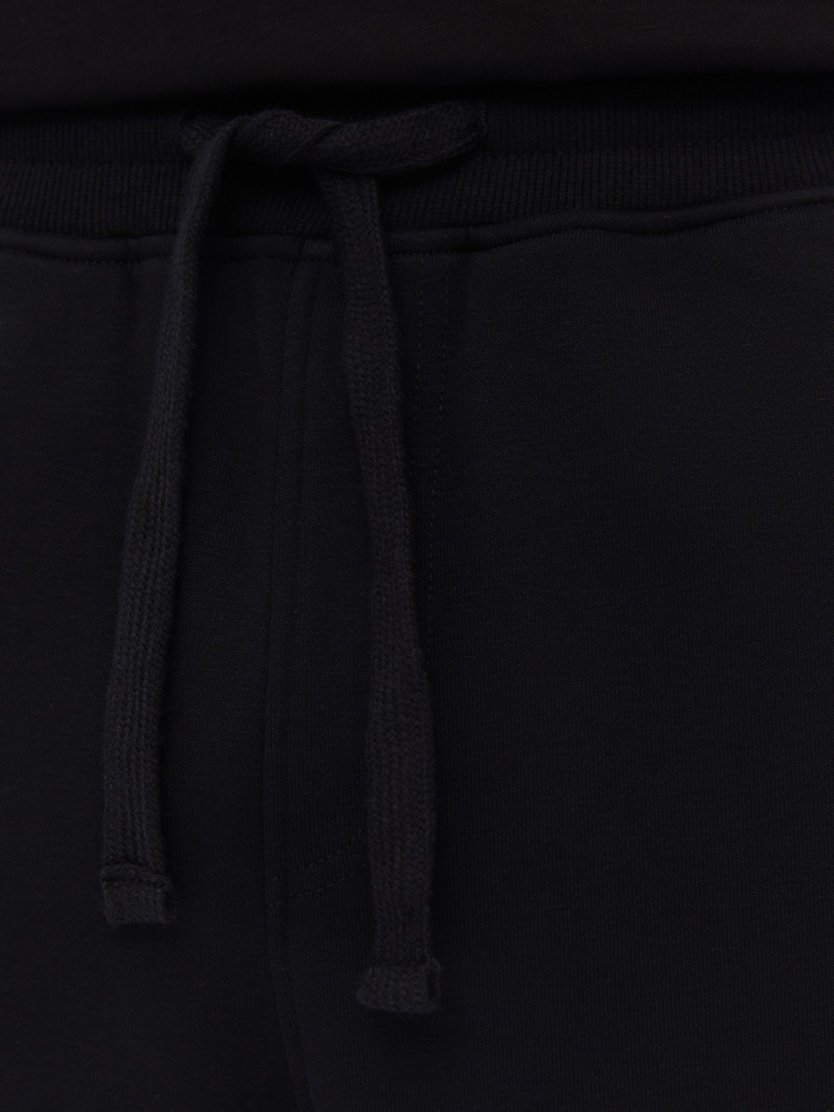 Трикотажные брюки-джоггеры в спортивном стиле zolla 014137675022, цвет черный, размер S - фото 4