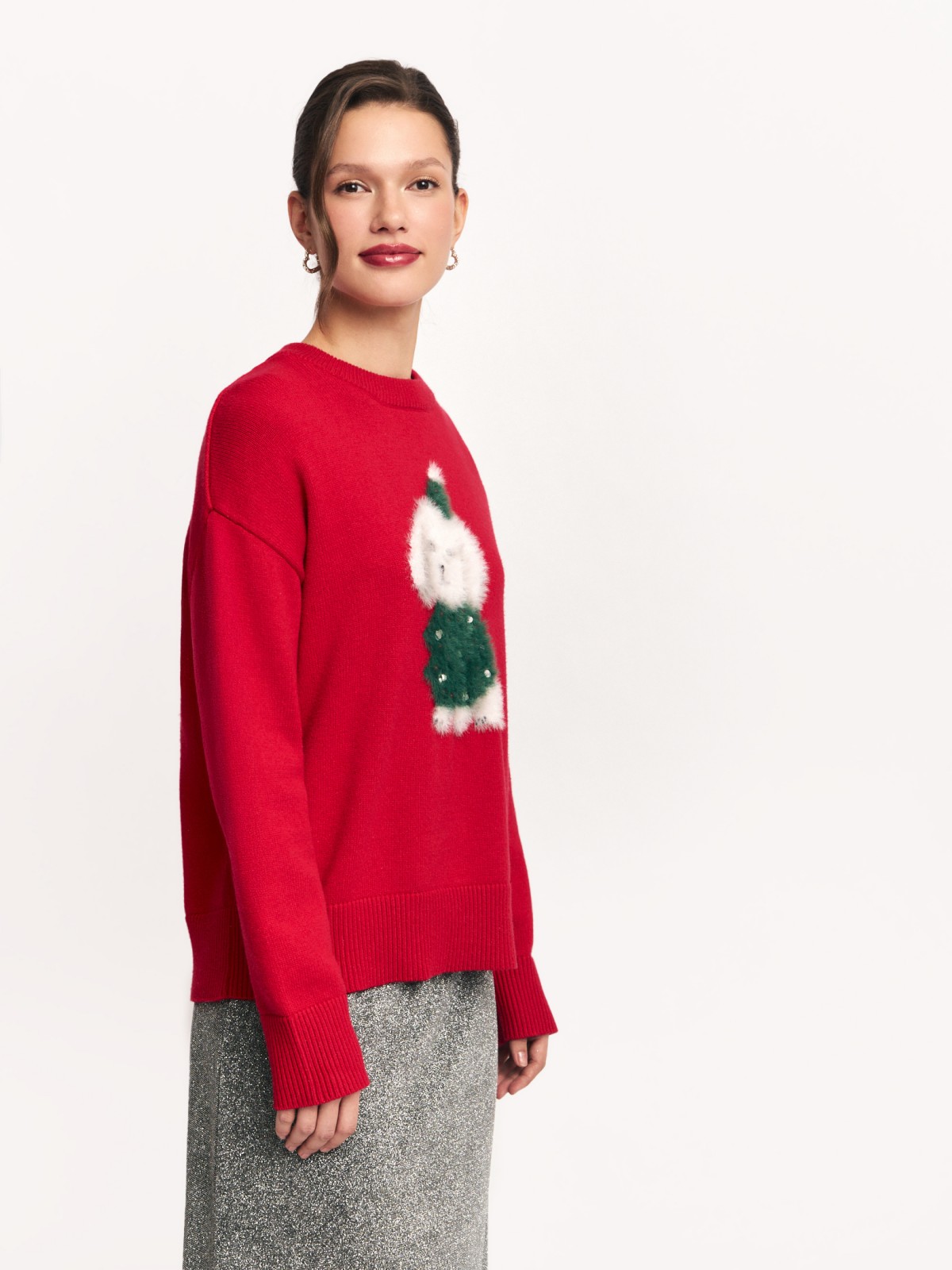 Вязаный джемпер с рисунком