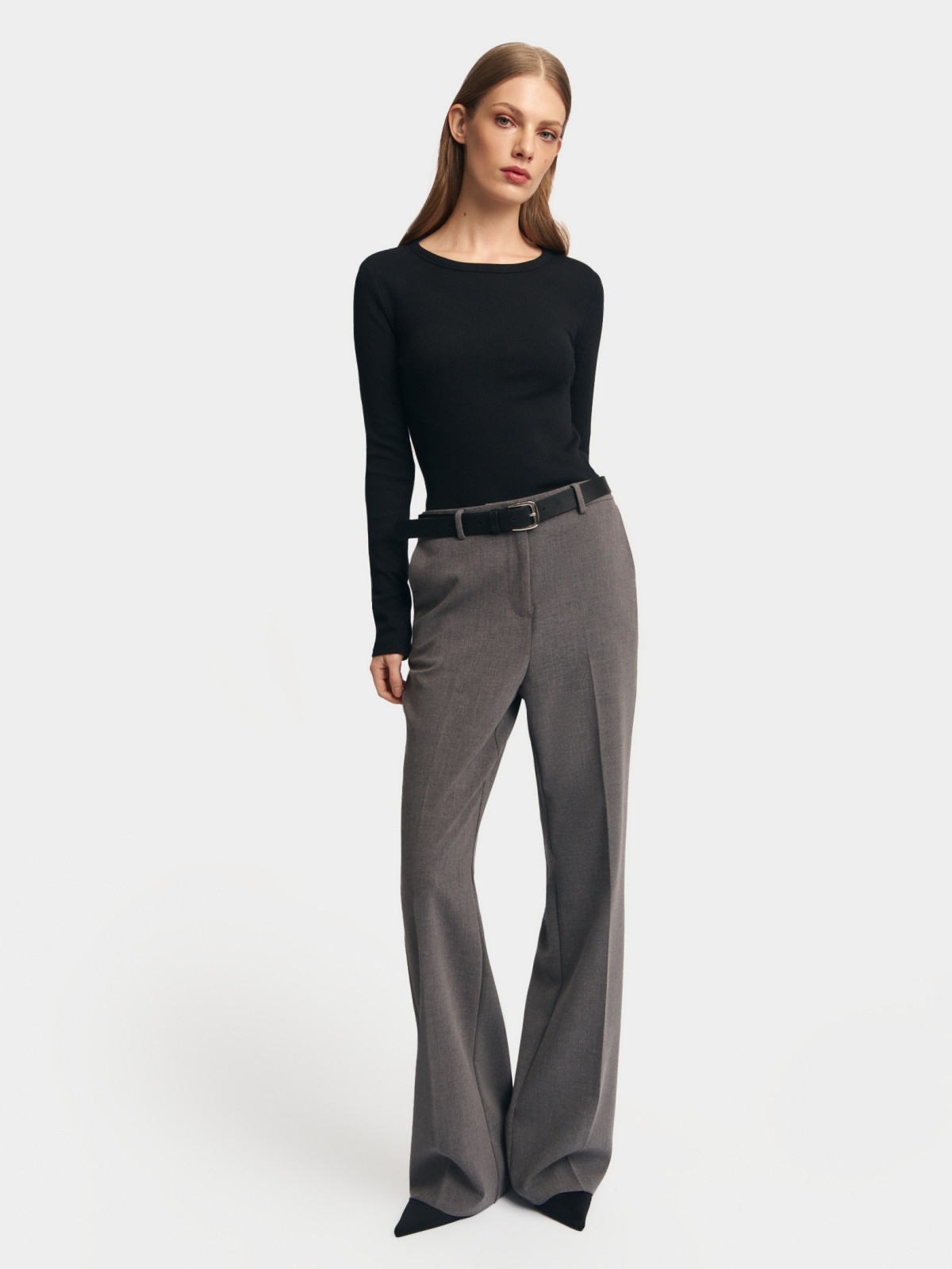 Трикотажный лонгслив из хлопка