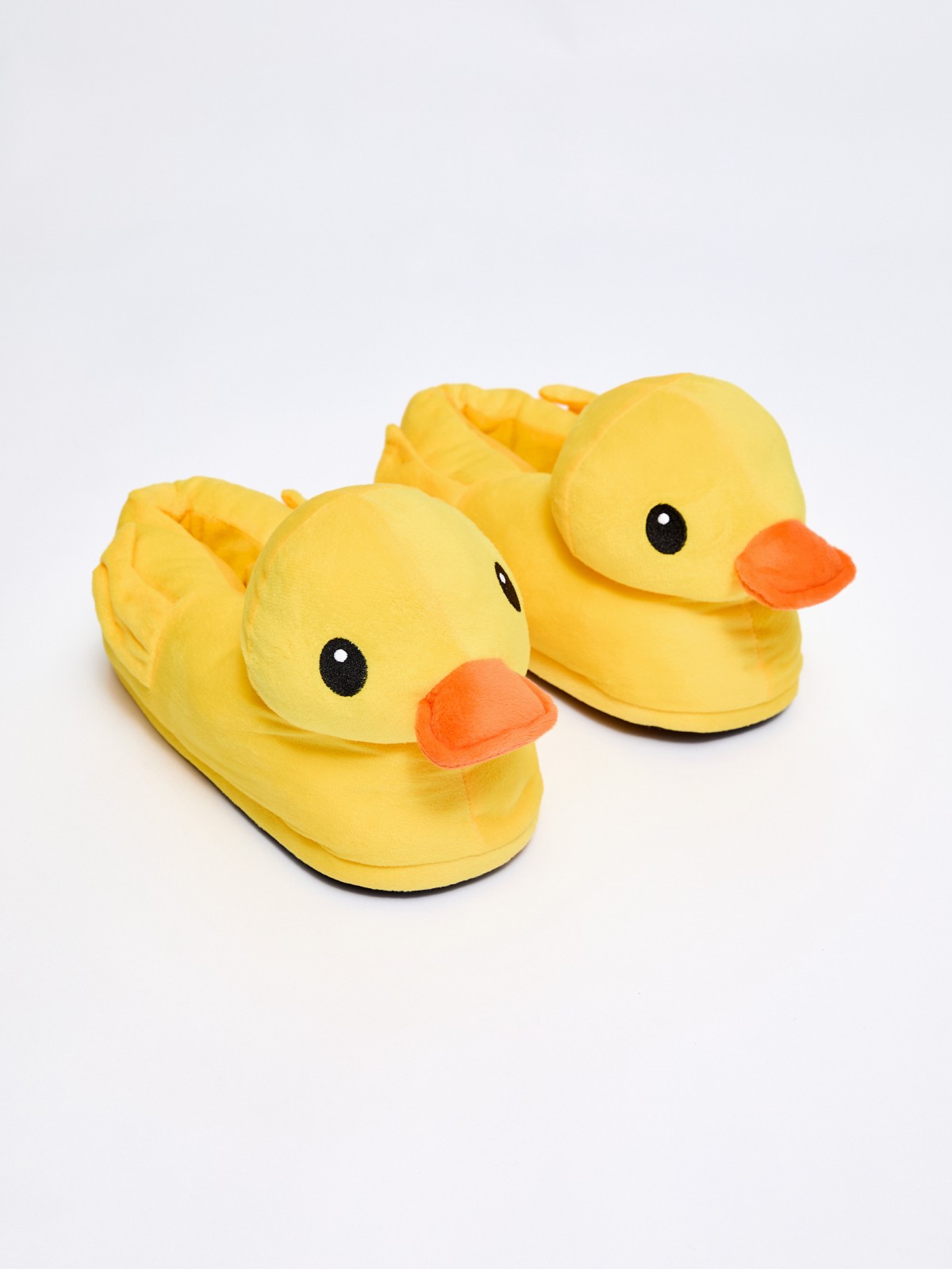 Домашние тапочки-утки из плюша