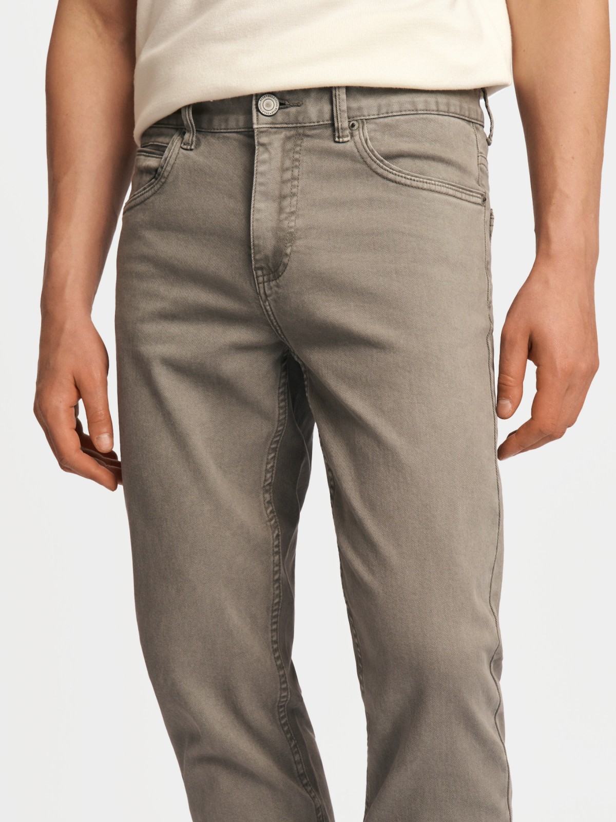 Джинсы фасона Tapered из хлопка