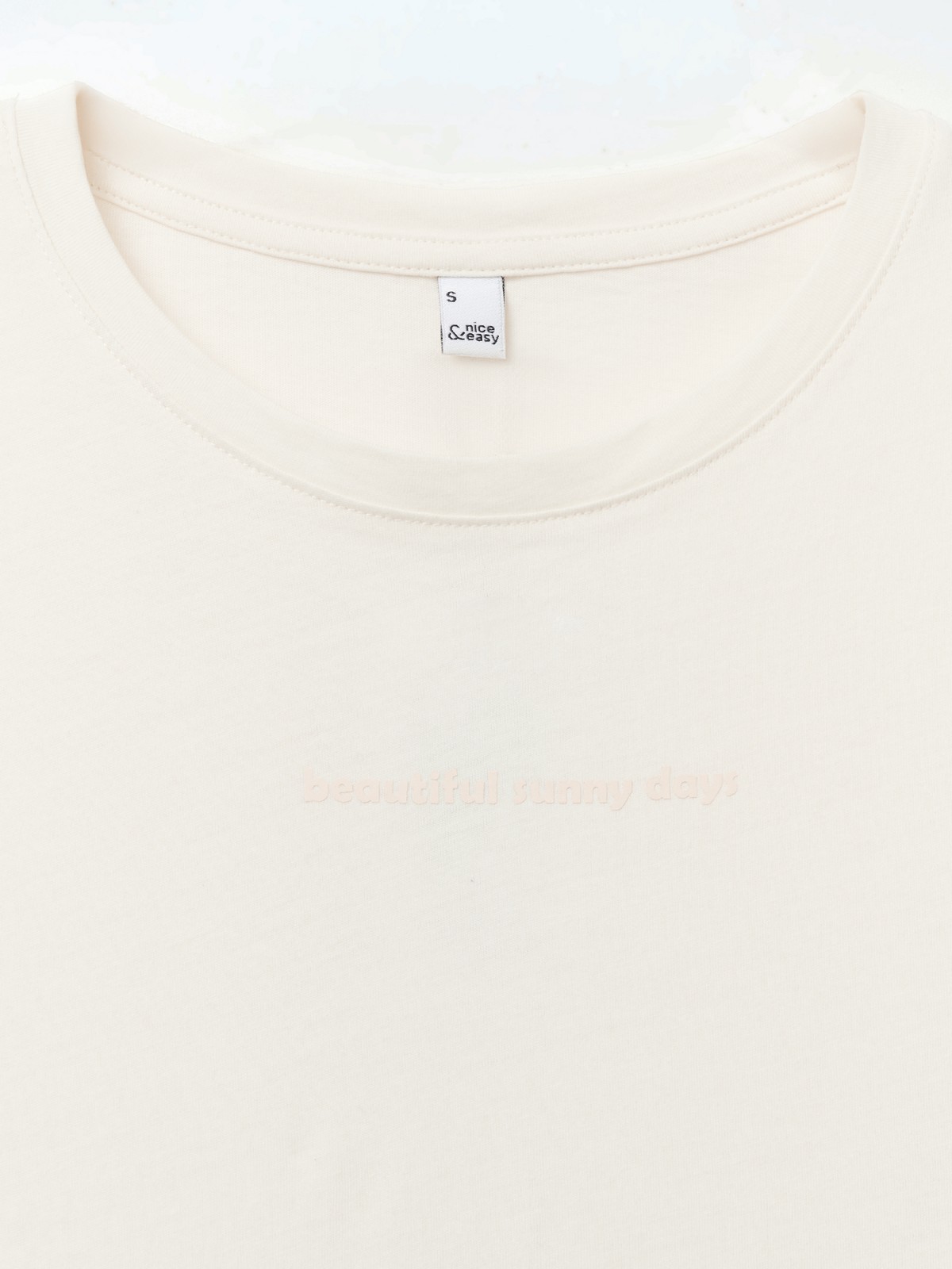 Футболка из хлопка с надписью