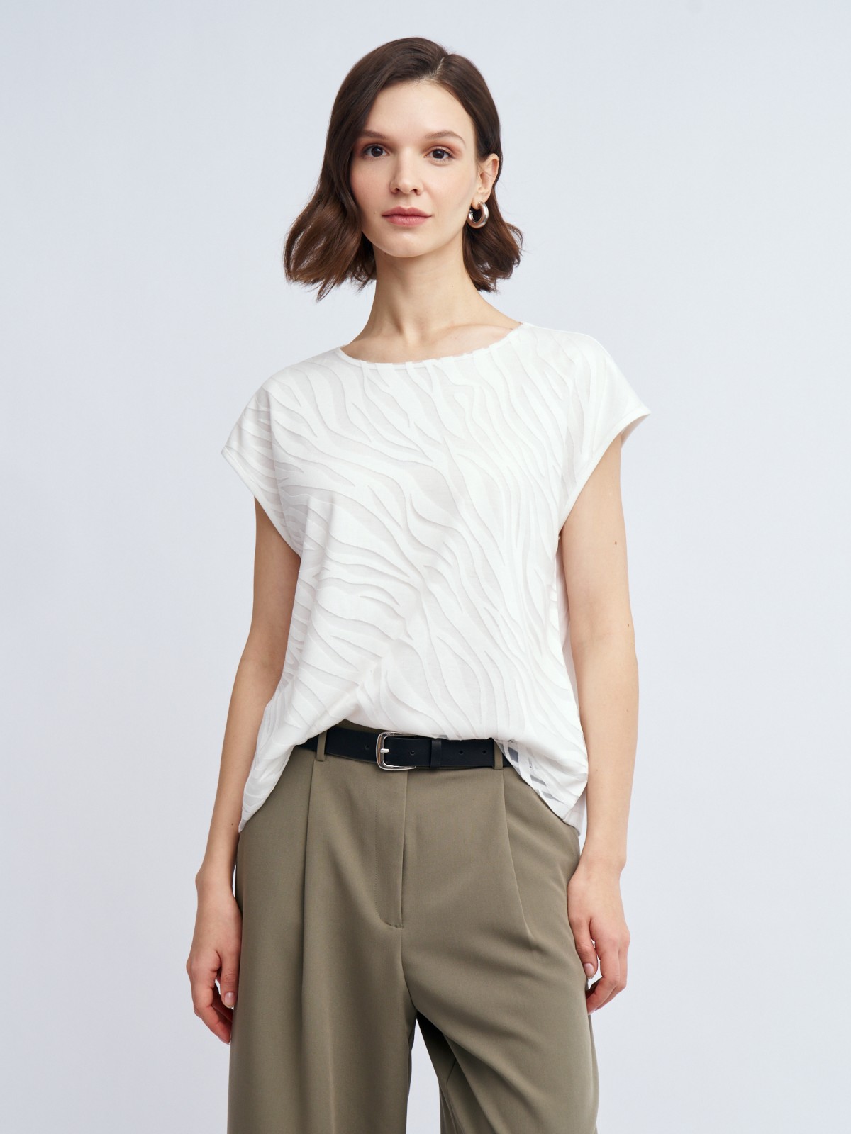 Блузка с узором в полоску