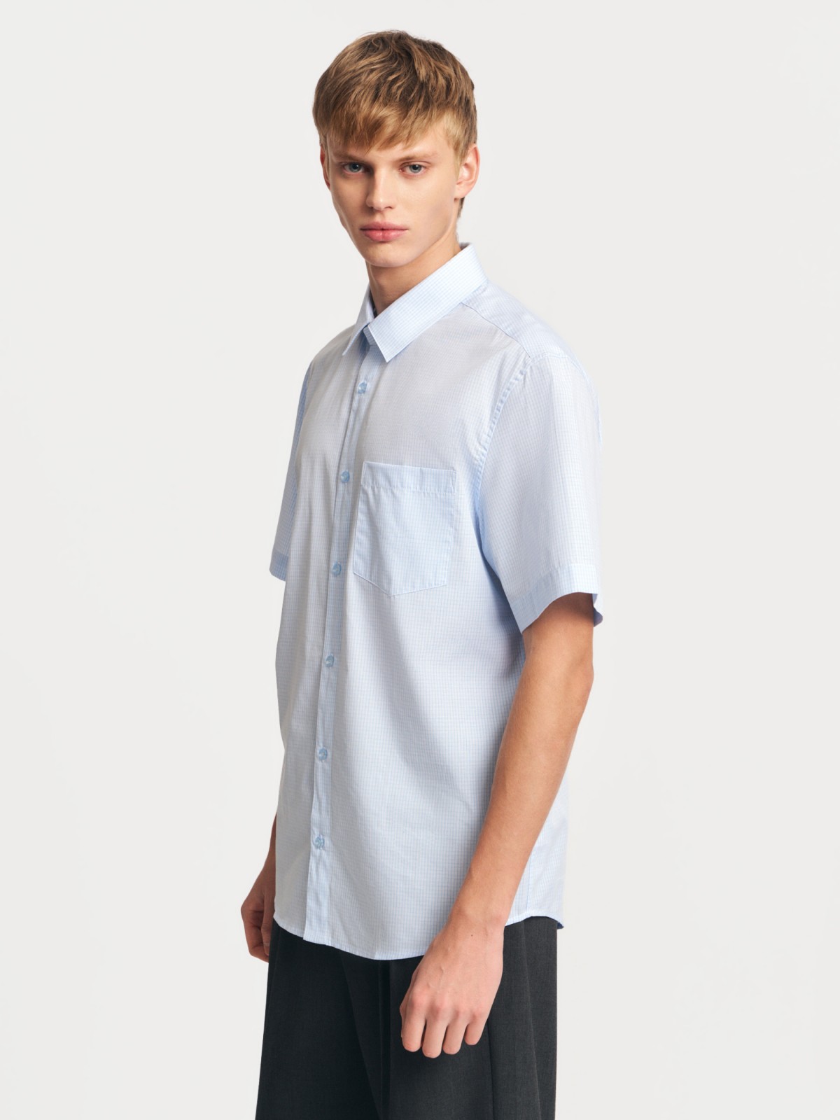 Рубашка с  короткими рукавами