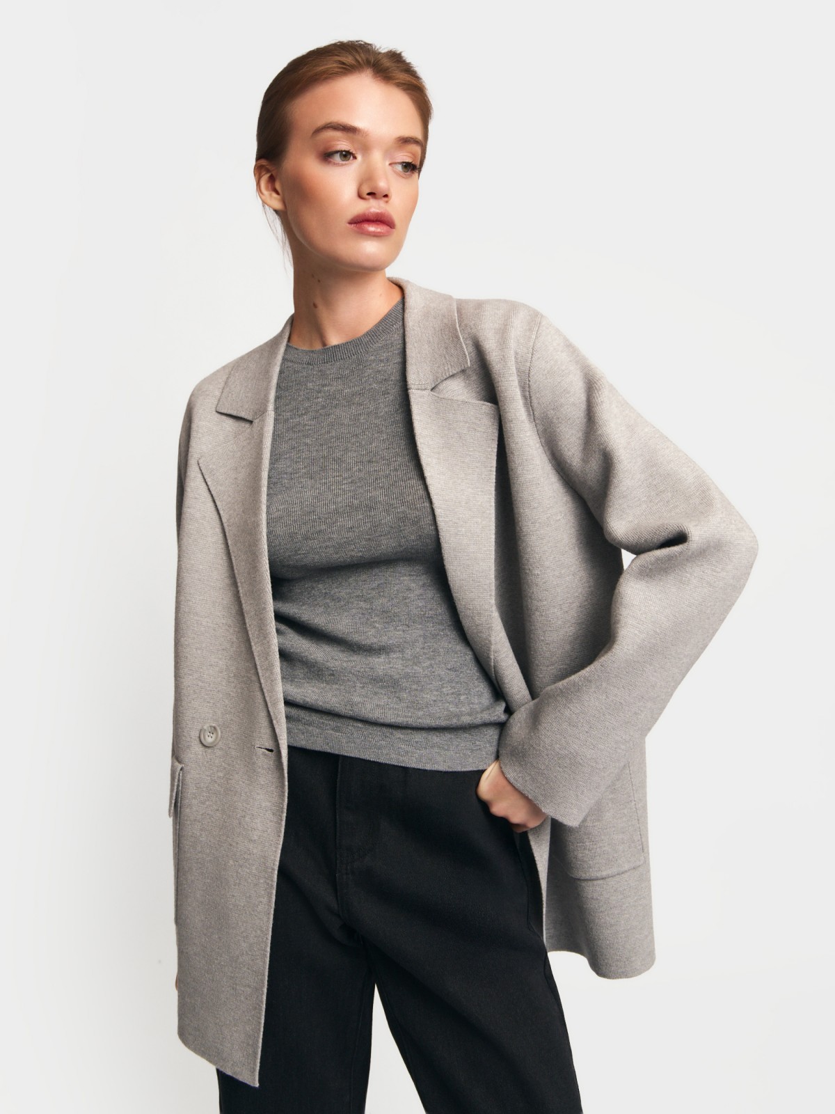 Трикотажный кардиган-жакет 4599₽