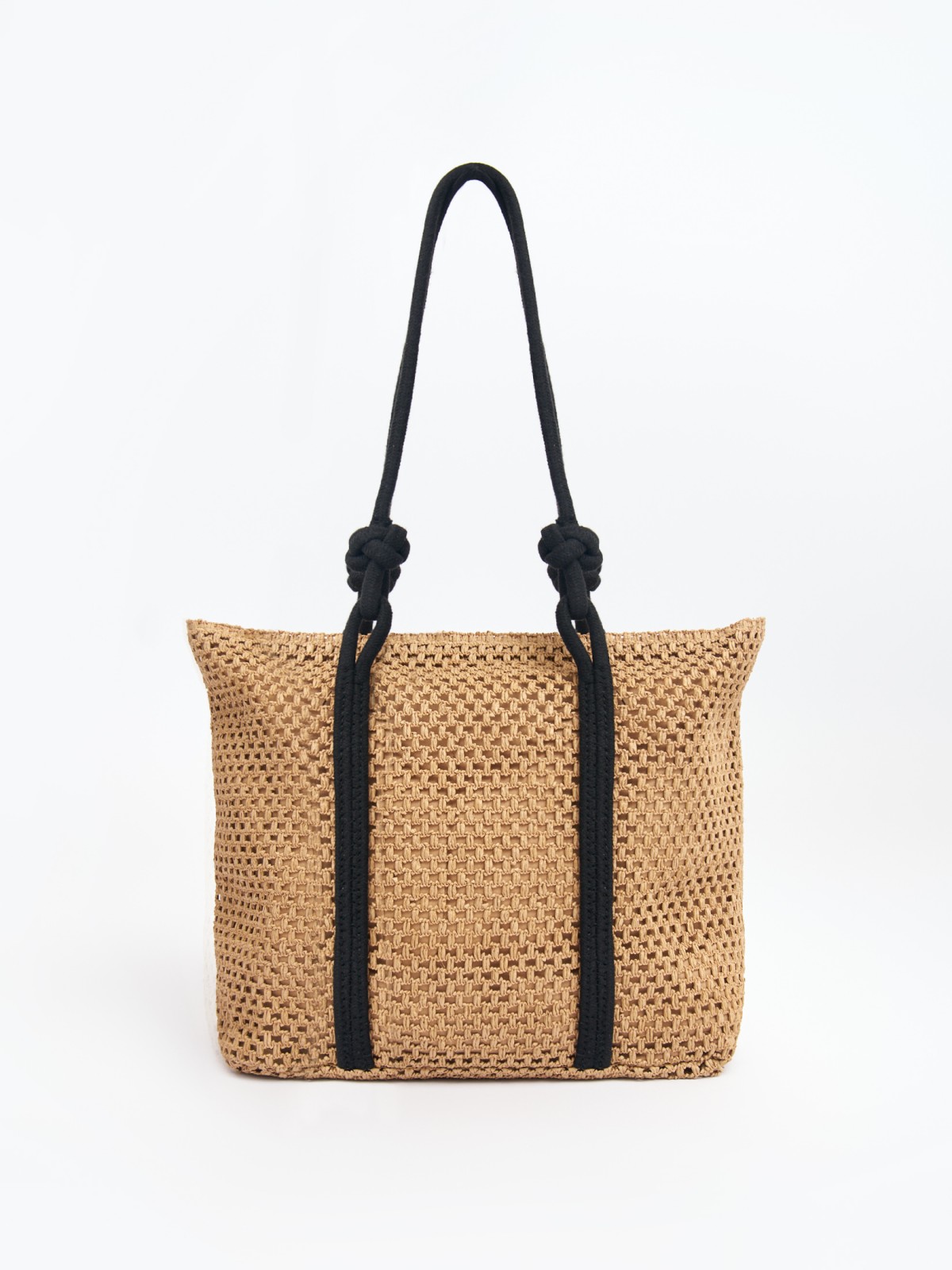 Плетёная сумка-шоппер