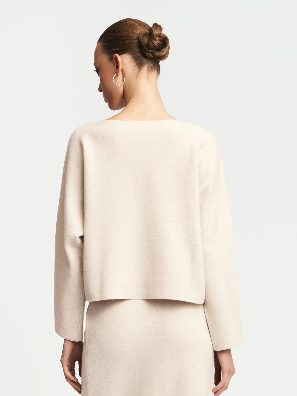 Вязаный джемпер с шерстью