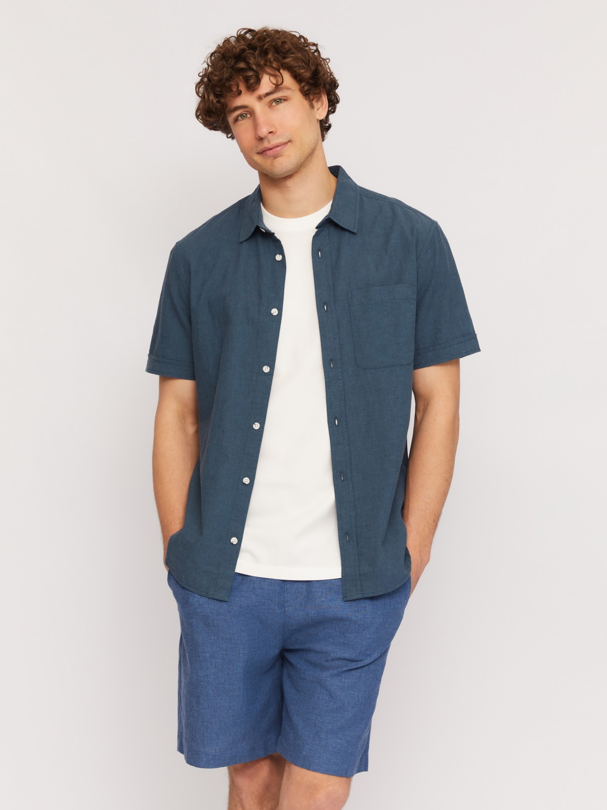 Футболка из хлопка с надписью