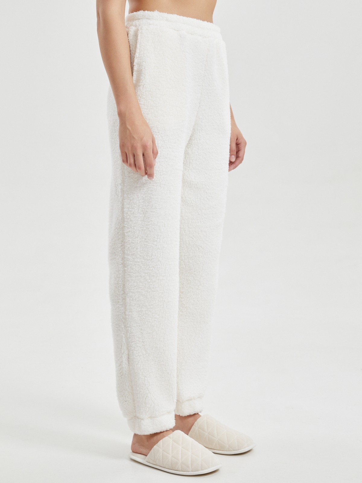 Штаны-джоггеры на резинке из экомеха