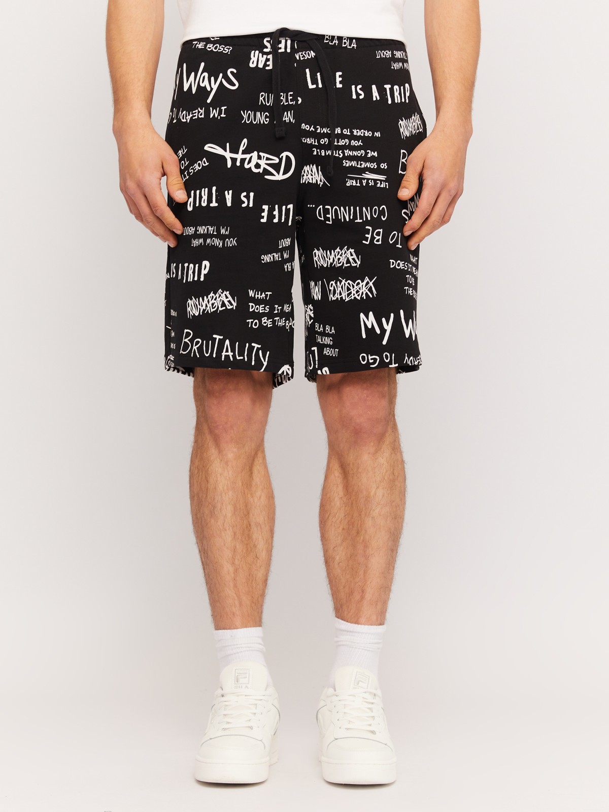 Трикотажные шорты из хлопка