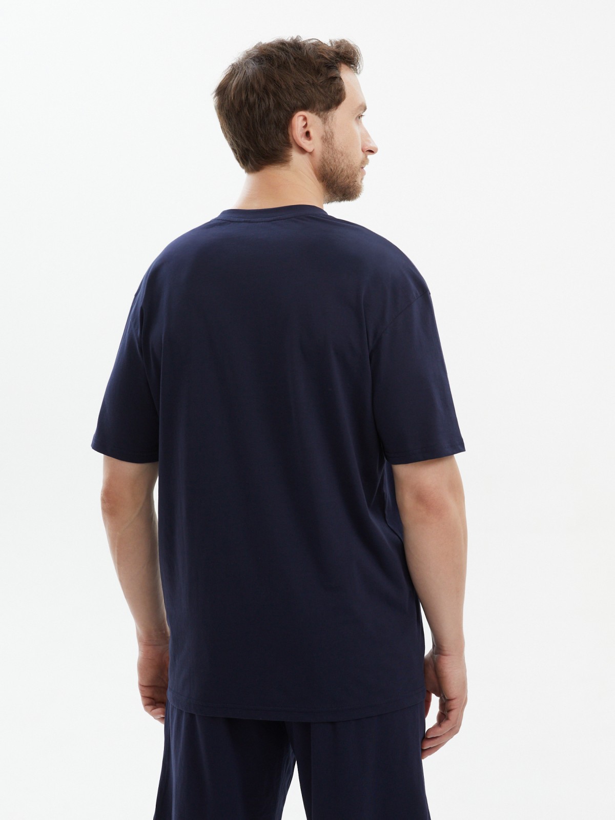 Футболка из хлопка с принтом