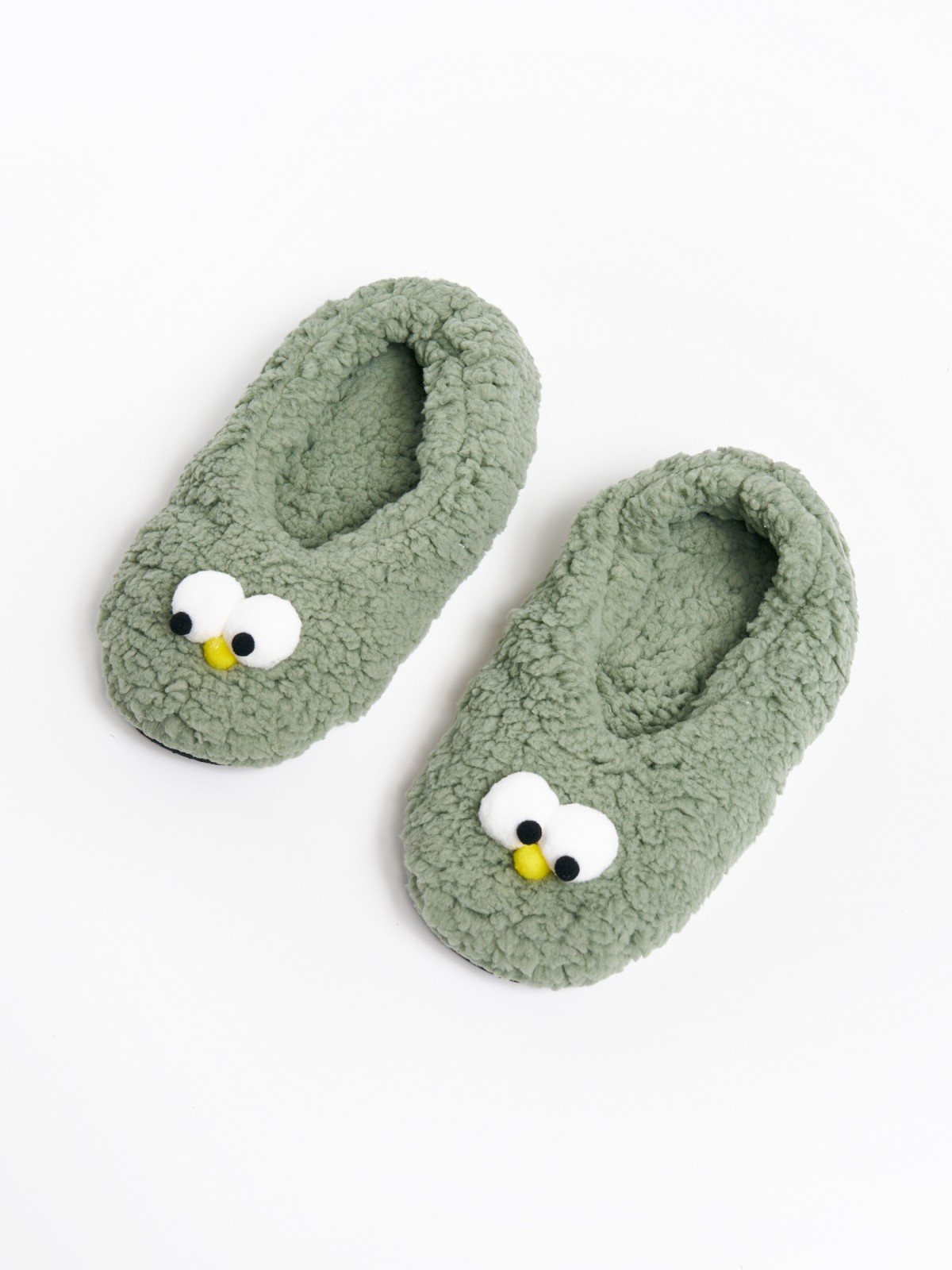 Домашние тапочки из искусственного меха