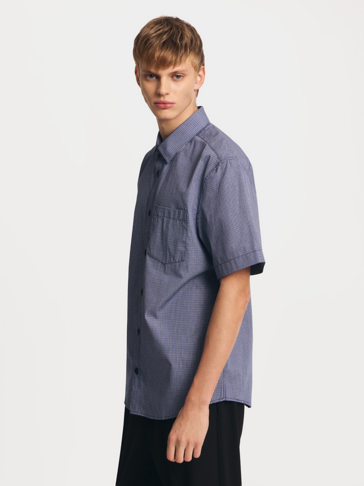 Рубашка с  короткими рукавами