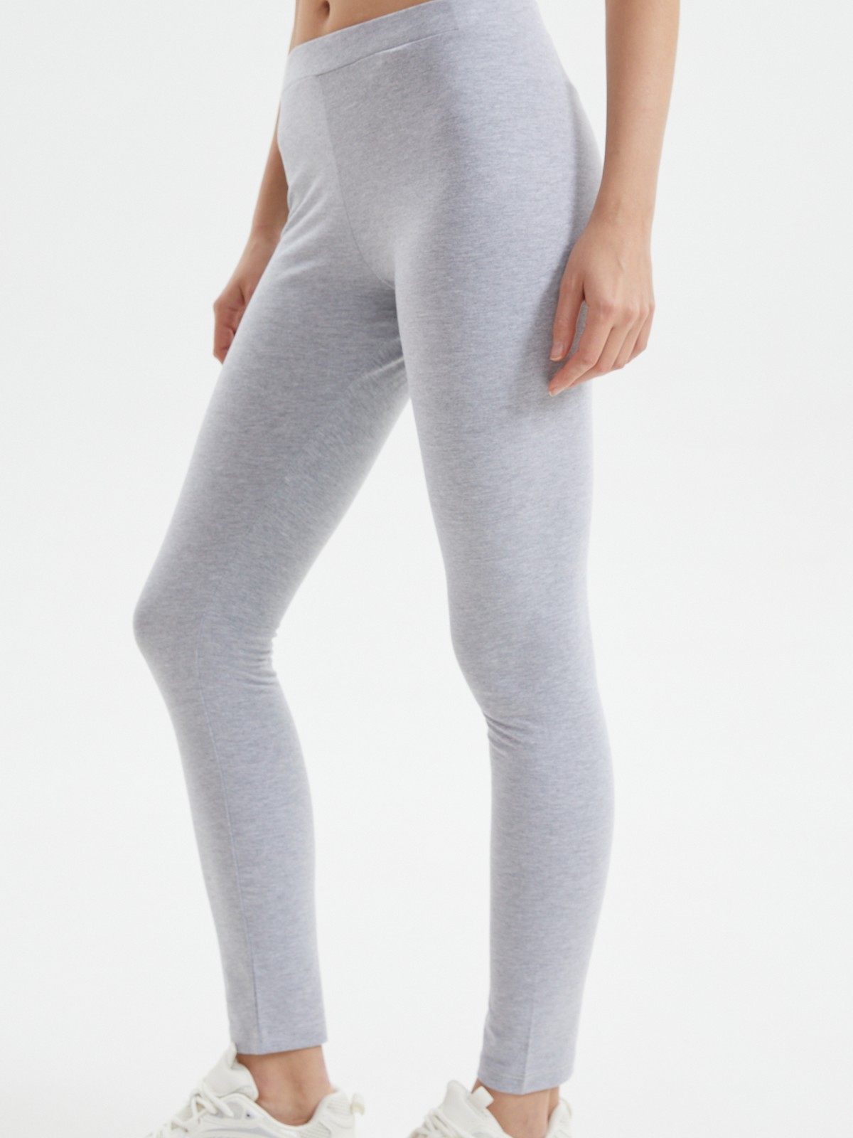 Трикотажные легинсы из хлопка