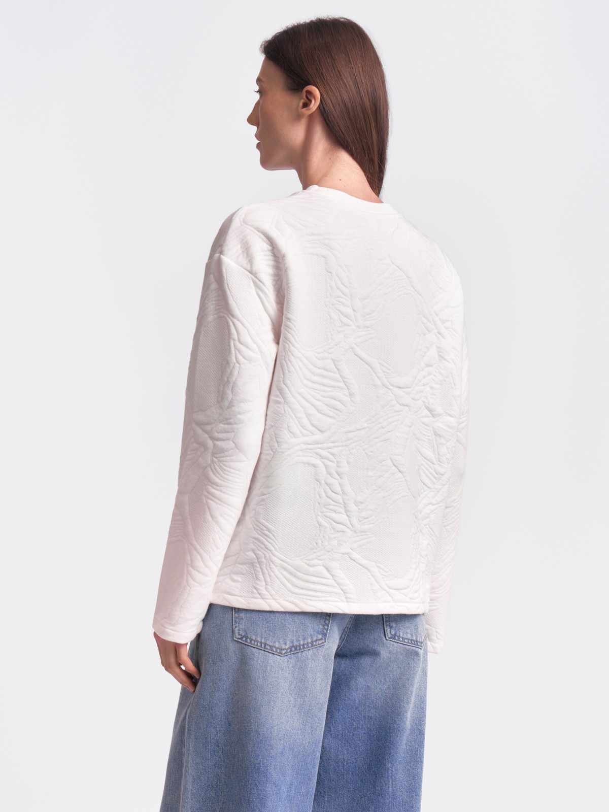 Свитшот с фактурным узором