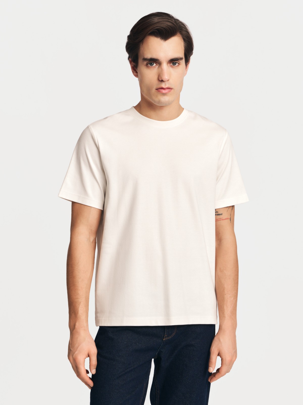 Футболка из хлопка с коротким рукавом