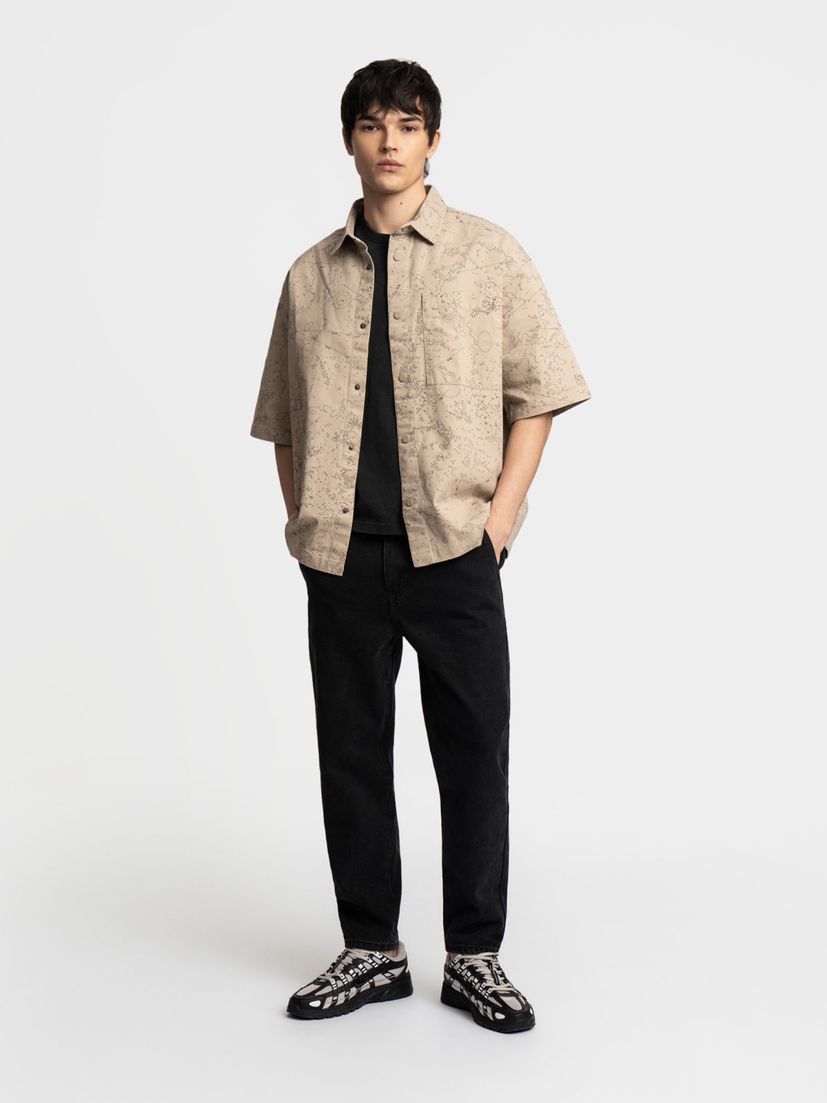 Рубашка с  короткими рукавами