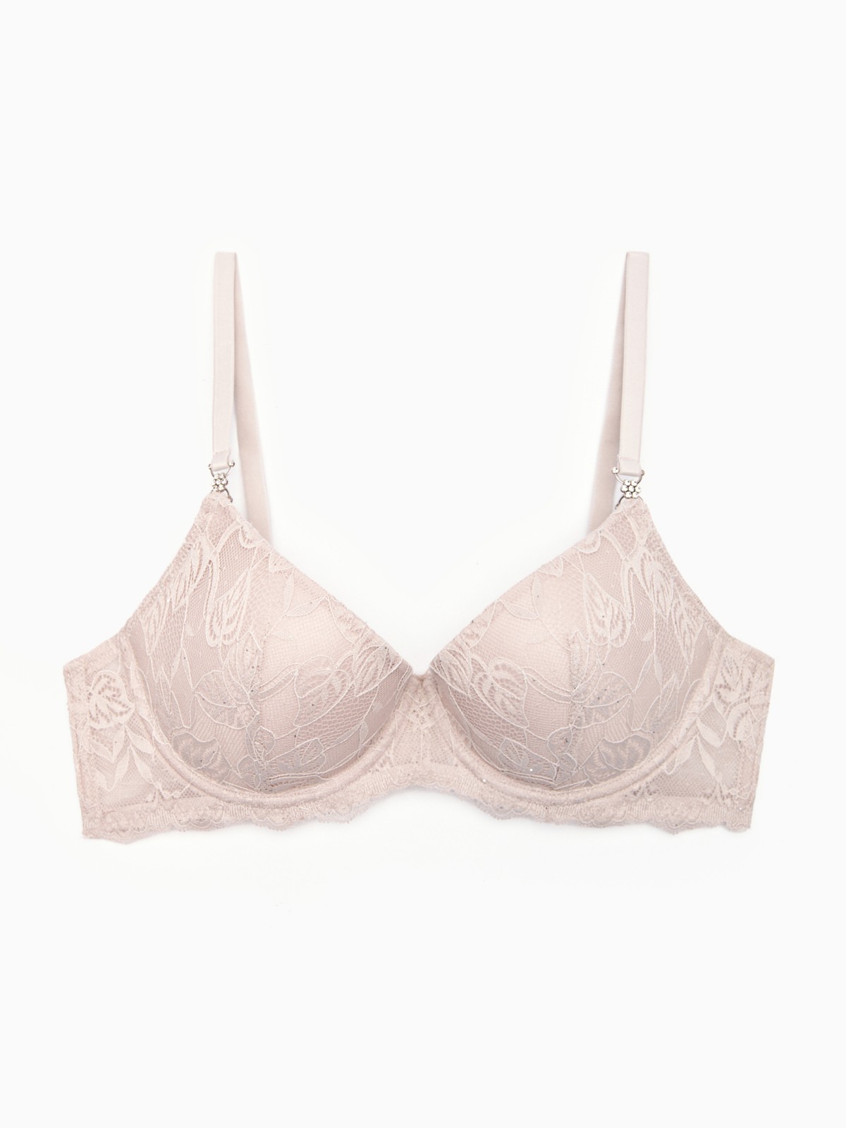 Кружевной бюстгальтер на косточках с Push-up