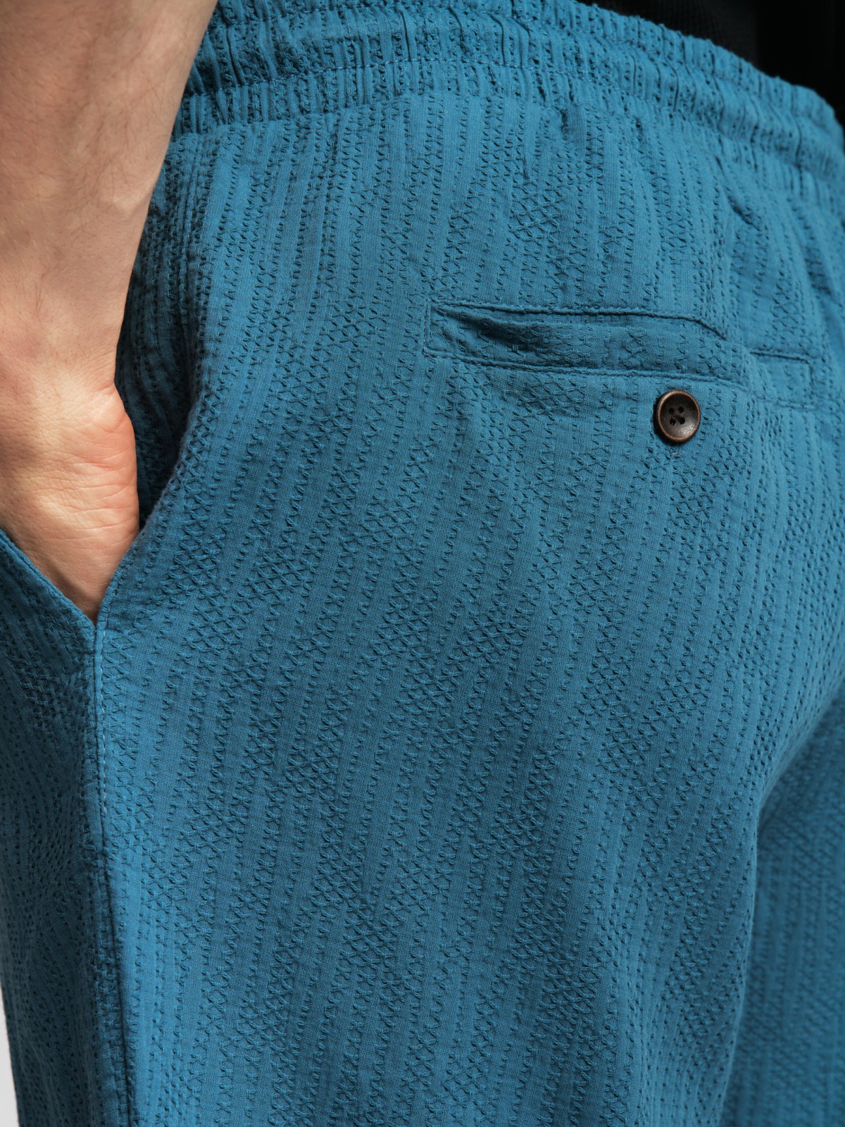 Хлопковые шорты на резинке