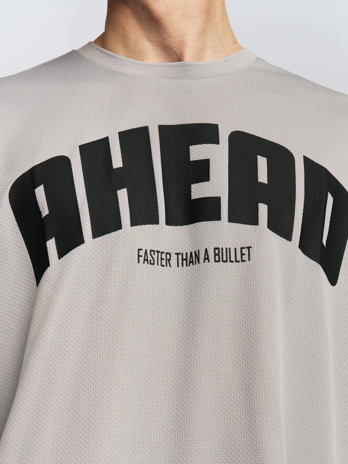 Футболка оверсайз с принтом