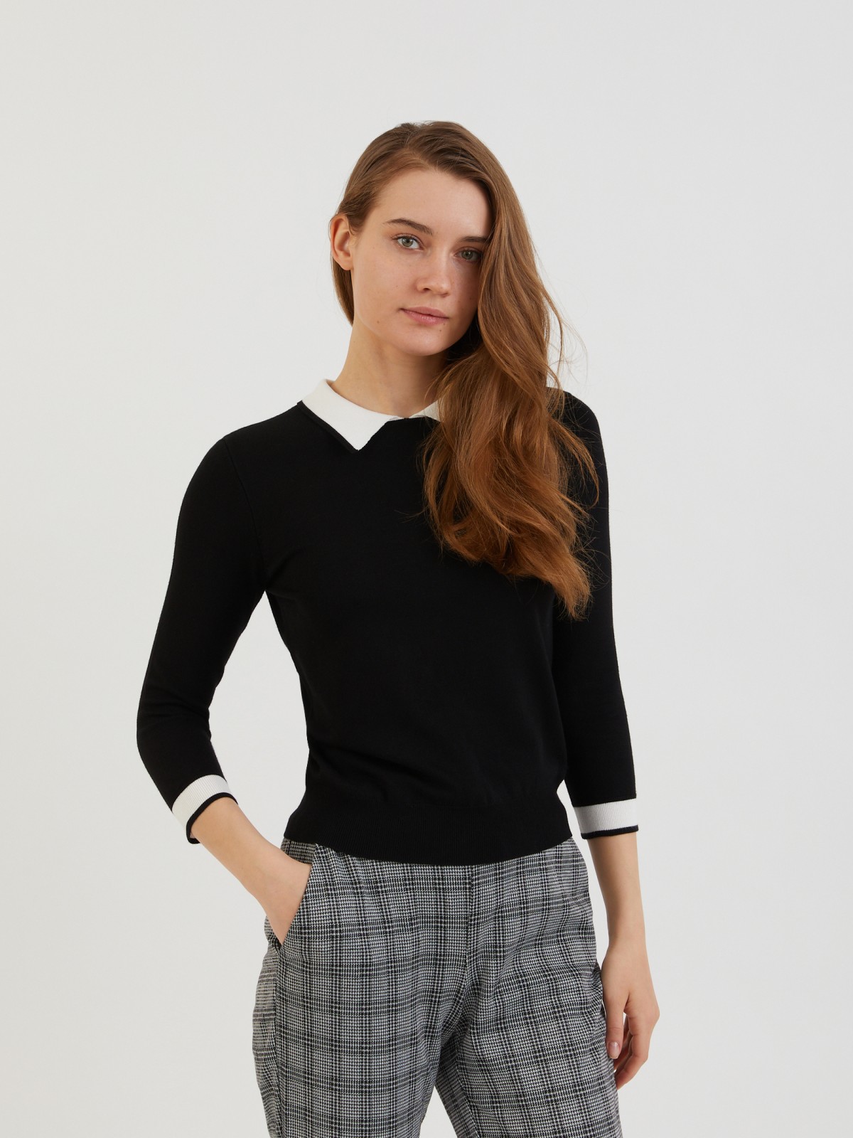 Джемпер с длинными рукавами