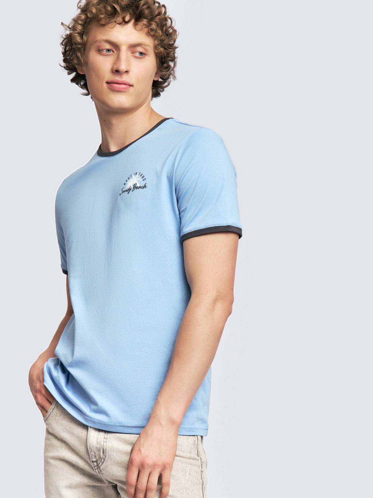 Футболка из хлопка с коротким рукавом